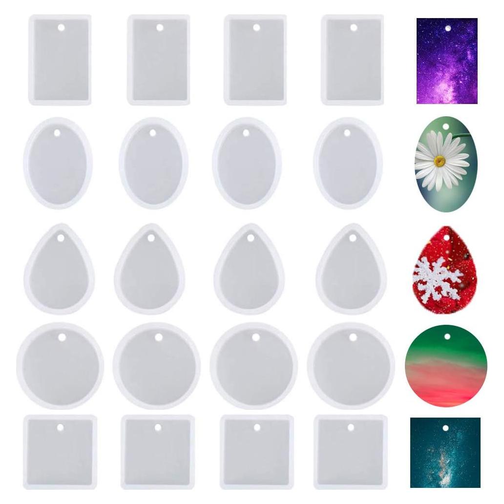 20 Moldes de Silicona para Joyería TuNan - 5 Estilos