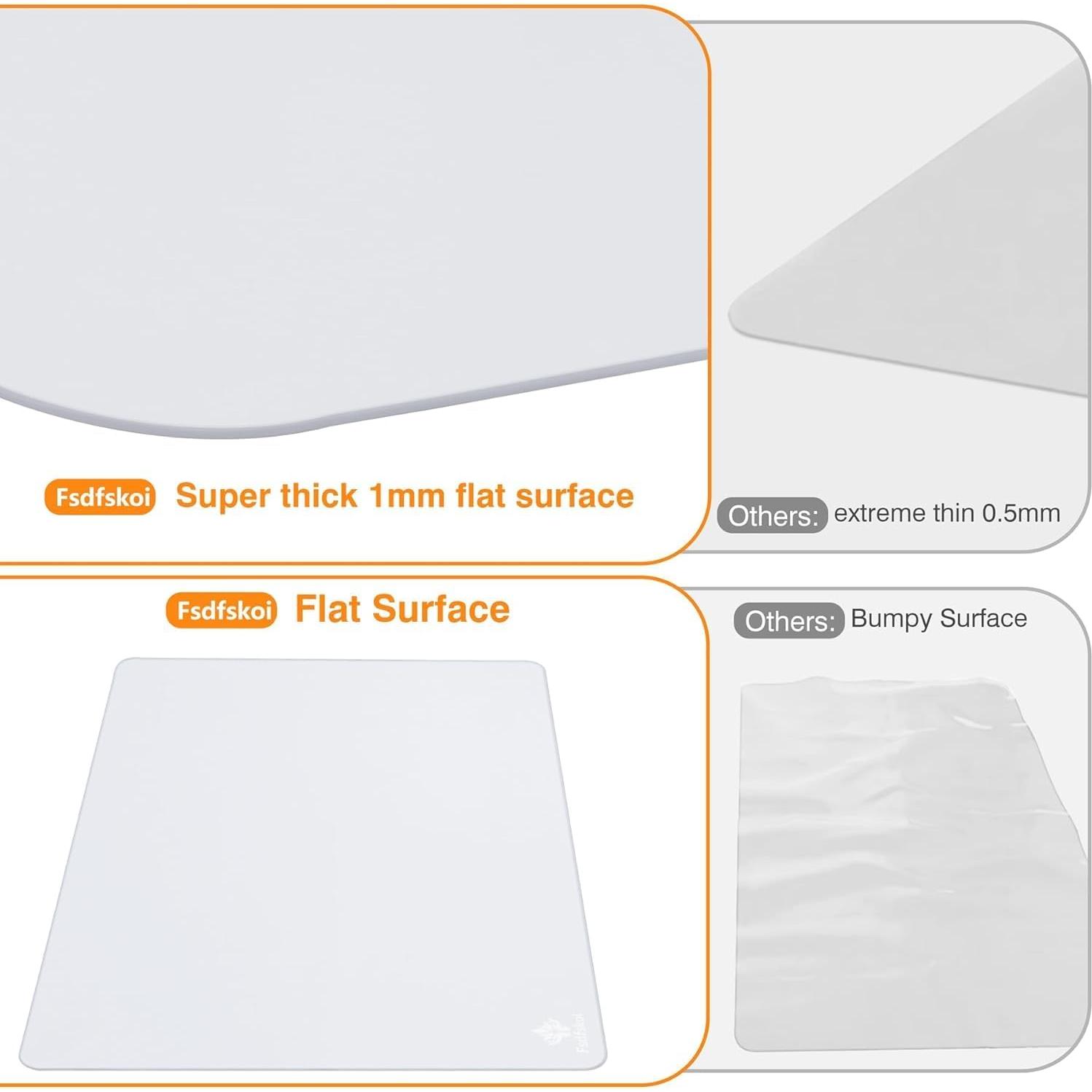 Alfombrilla de Silicona Extra Grande Fsdfskoi 90 x 60 cm Translúcida