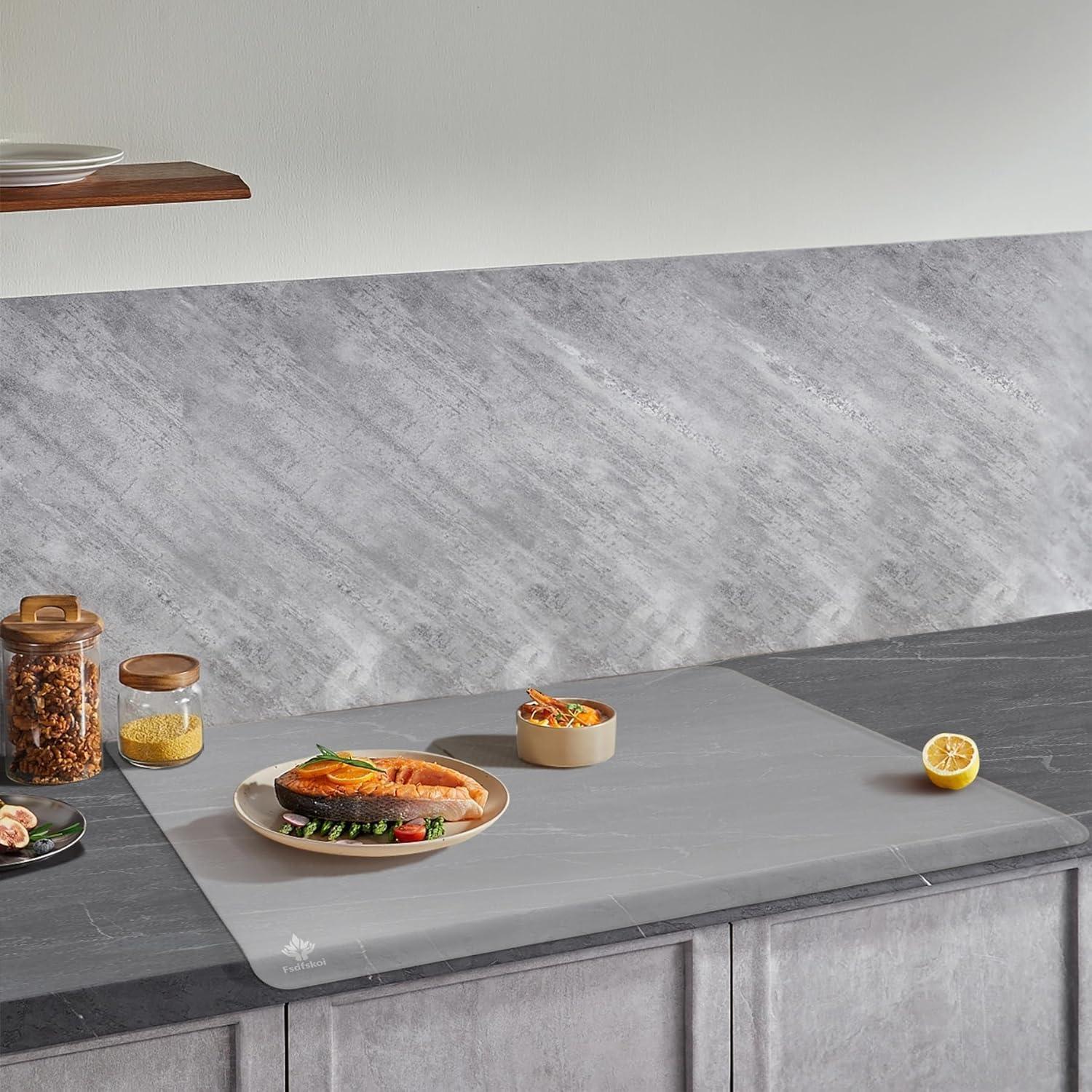 Alfombrilla de Silicona Extra Grande Fsdfskoi 90 x 60 cm Translúcida