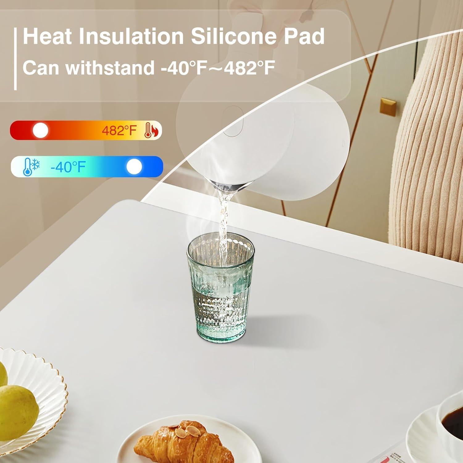 Alfombrilla de Silicona Extra Grande Fsdfskoi 90 x 60 cm Translúcida