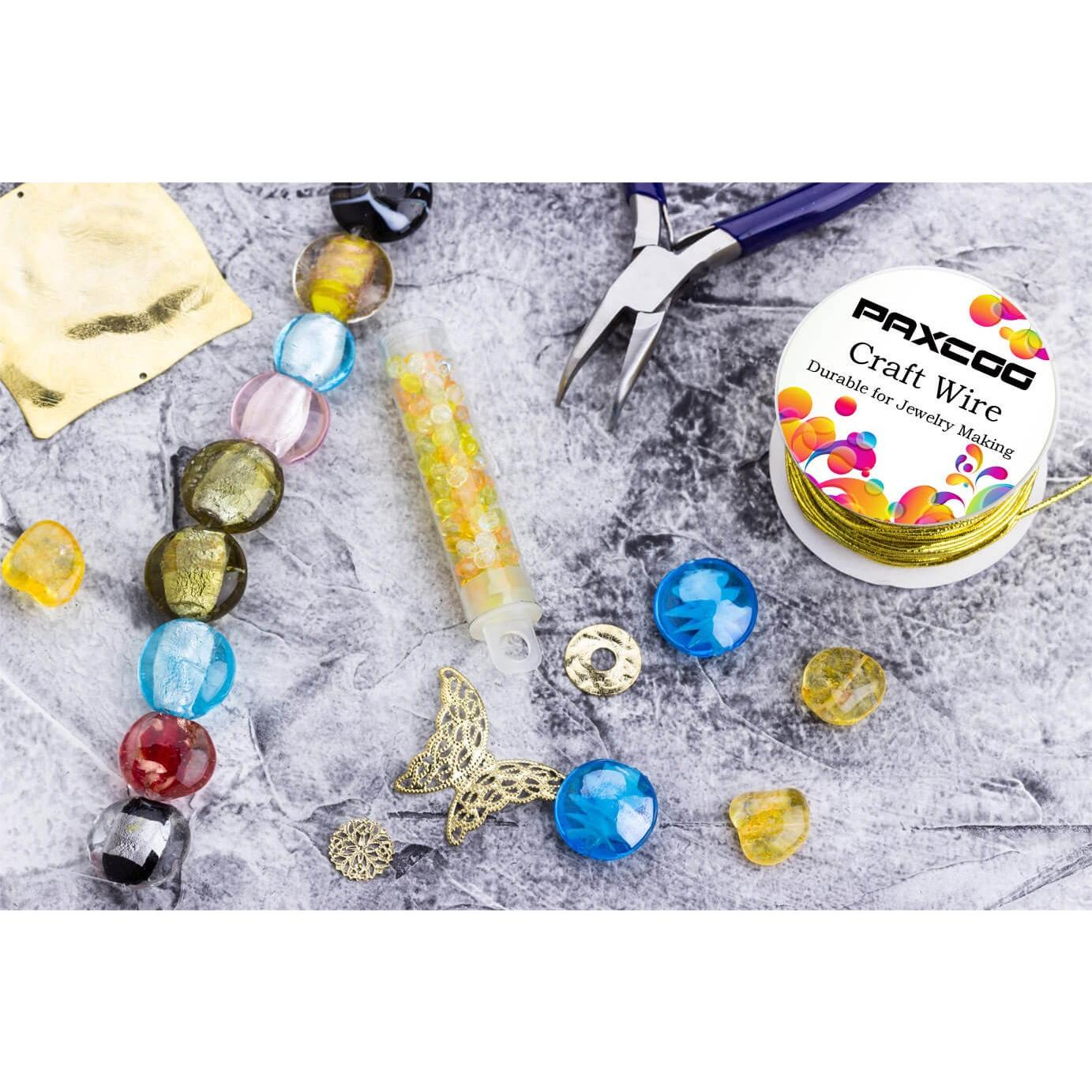 Set de Alambres de Joyería PAXCOO 6 Rollos 0.5mm 10m