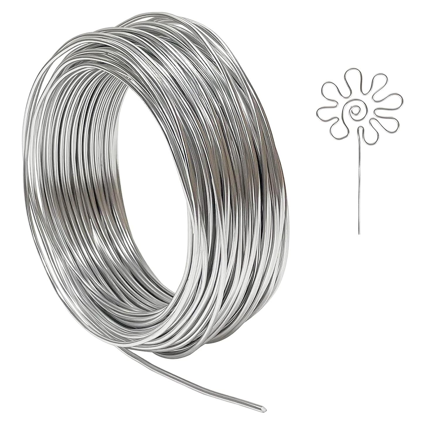 Alambre de Aluminio 2mm Tenn Well 30m Plata para Manualidades