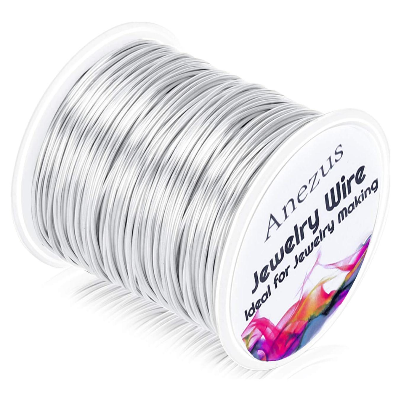 Alambre de Joyería Anezus 20 Gauge 25m Cobre Plata Resistente