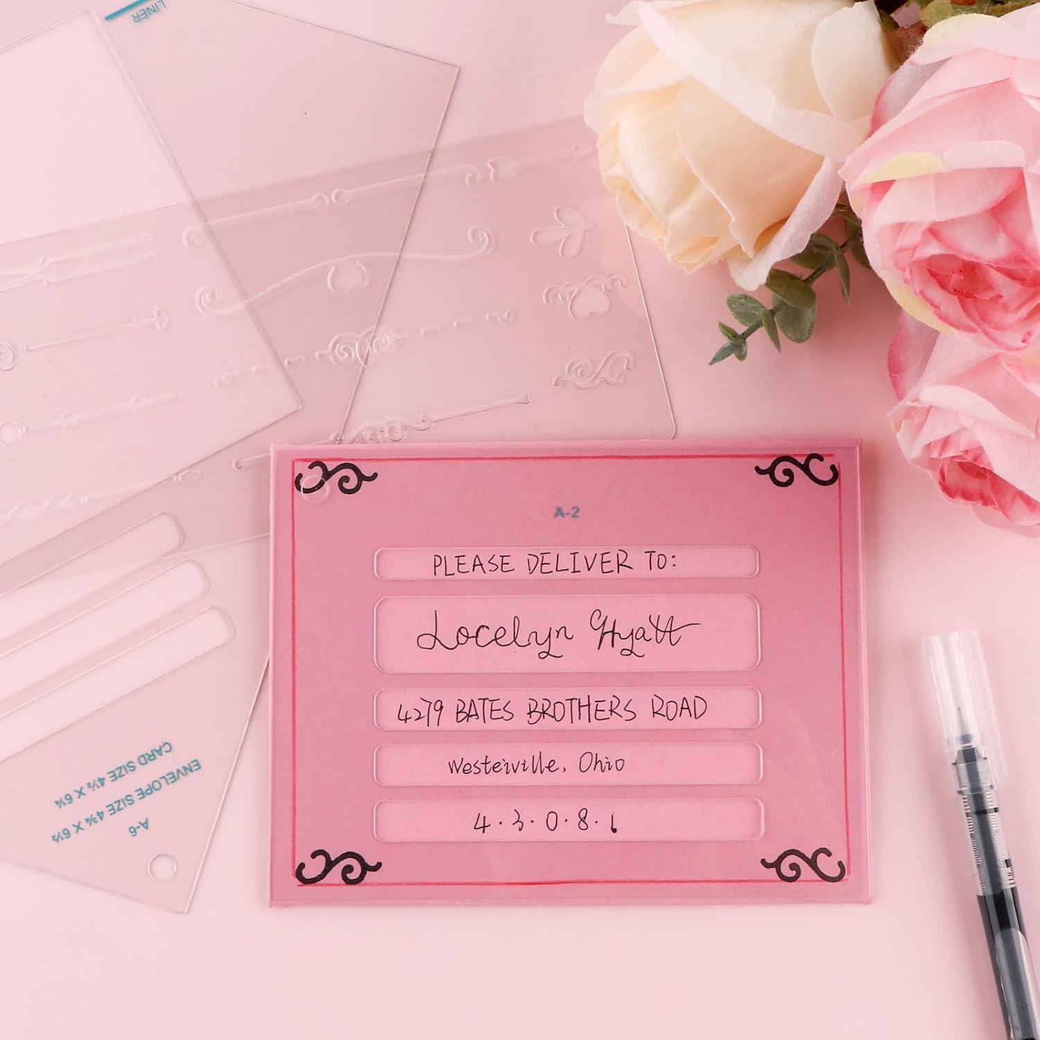 Conjunto de Guías para Hacer Sobres BAOFALI 17 Piezas