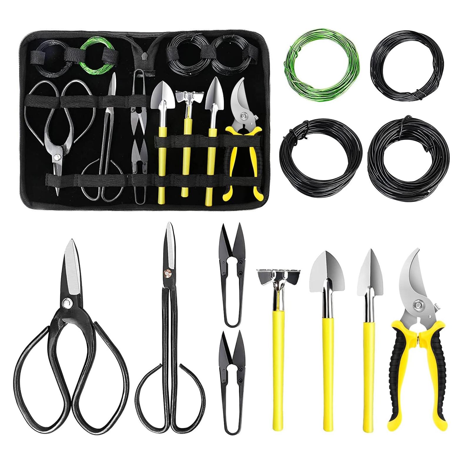 Conjunto de Herramientas de Bonsai MOSFiATA 13 Pcs Acero Carbono