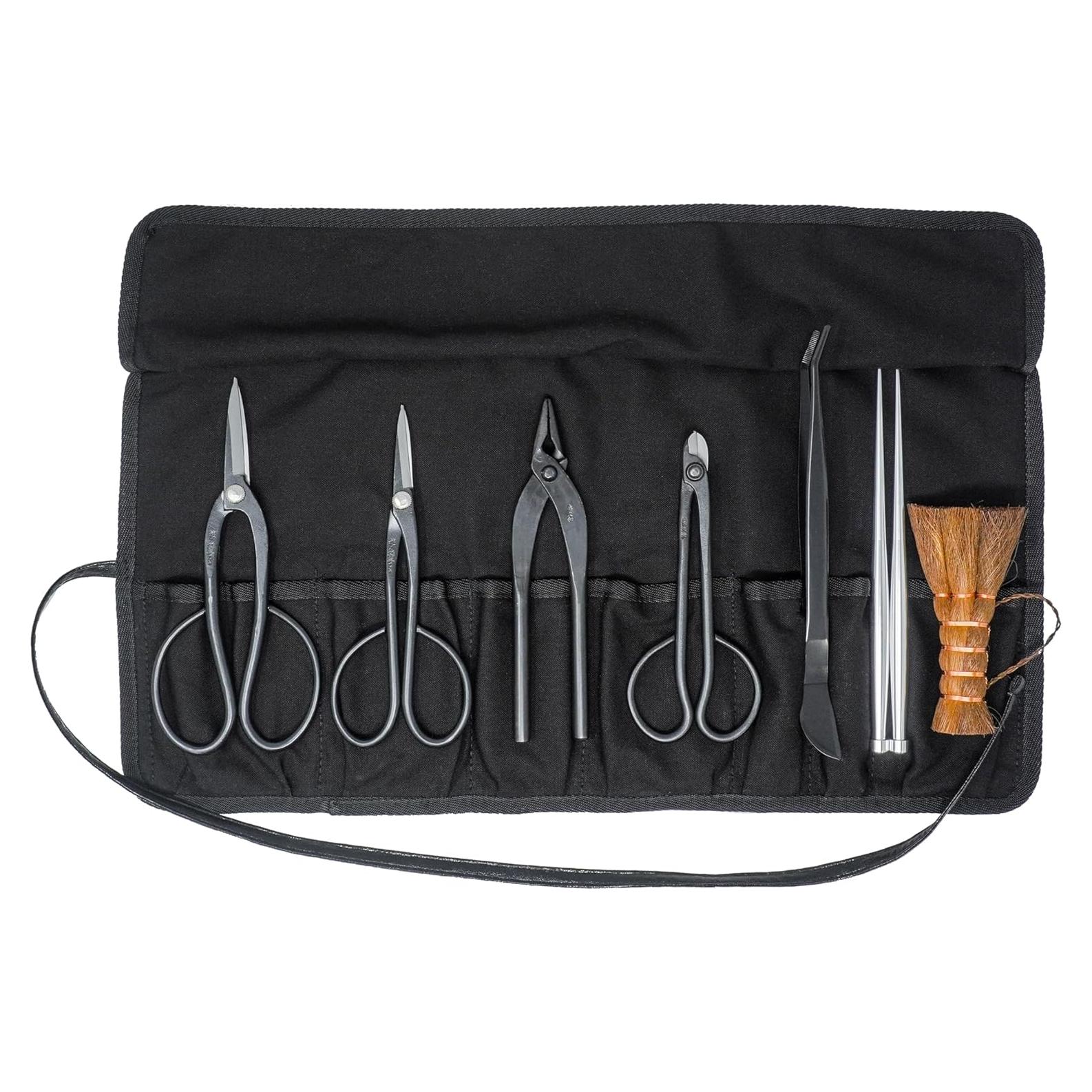 Juego de Herramientas de Bonsái KAKURI 7 Pcs Hecho en Japón