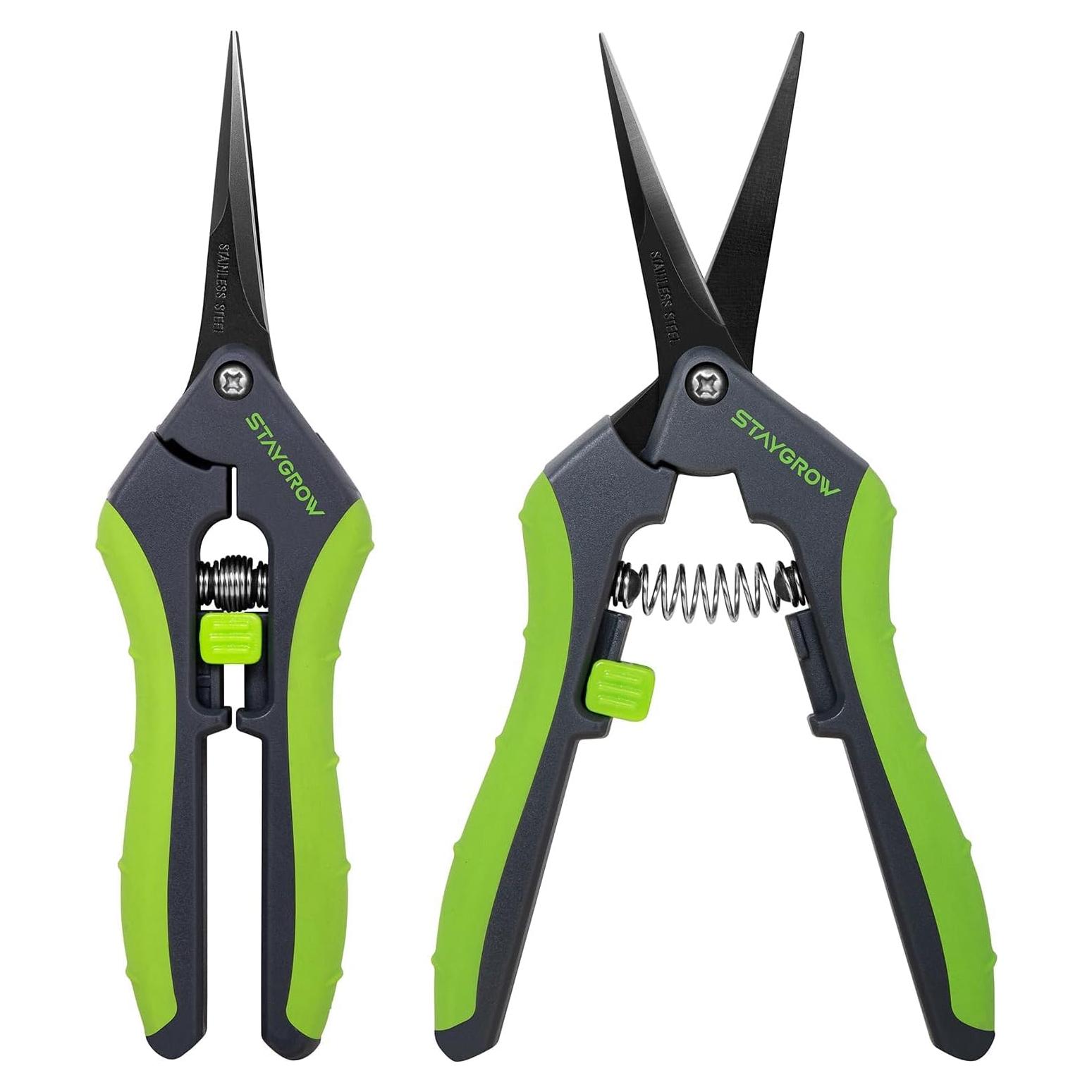 Tijeras de Podar STAYGROW 16.5 cm Acero Inoxidable 2 Piezas