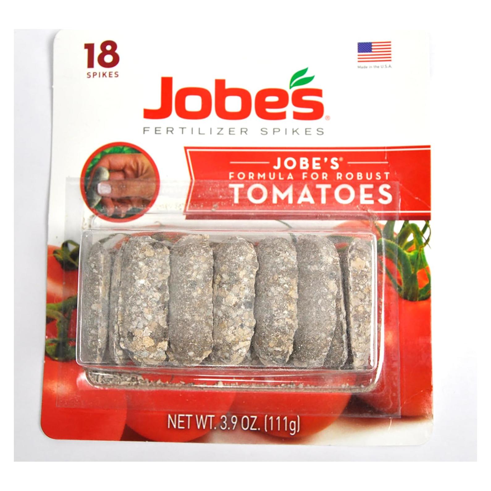 Picos de Fertilizante Jobe's para Tomates - 18 Picos 100g