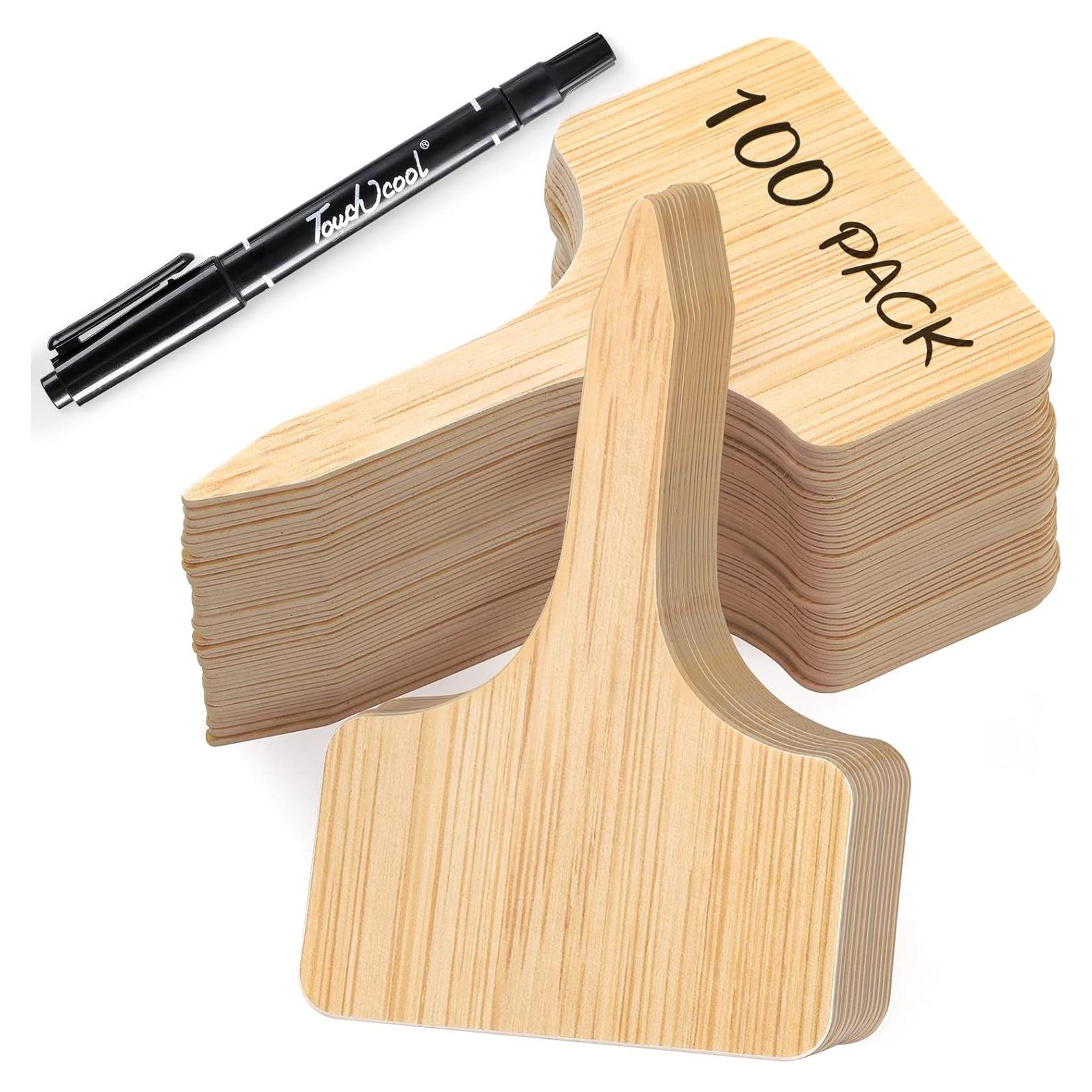 Etiquetas para Plantas VITEVER 100pcs PVC Impermeables 9.9x6.1cm