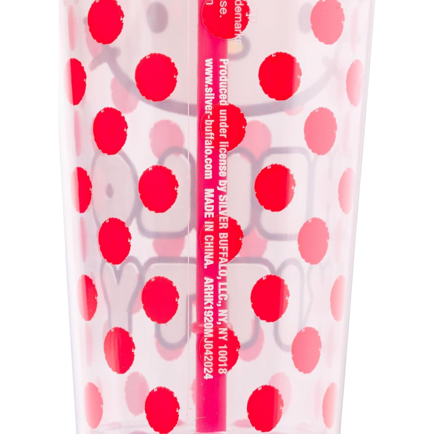 Taza Fría Silver Buffalo Hello Kitty 710 ml con Lazo Rojo