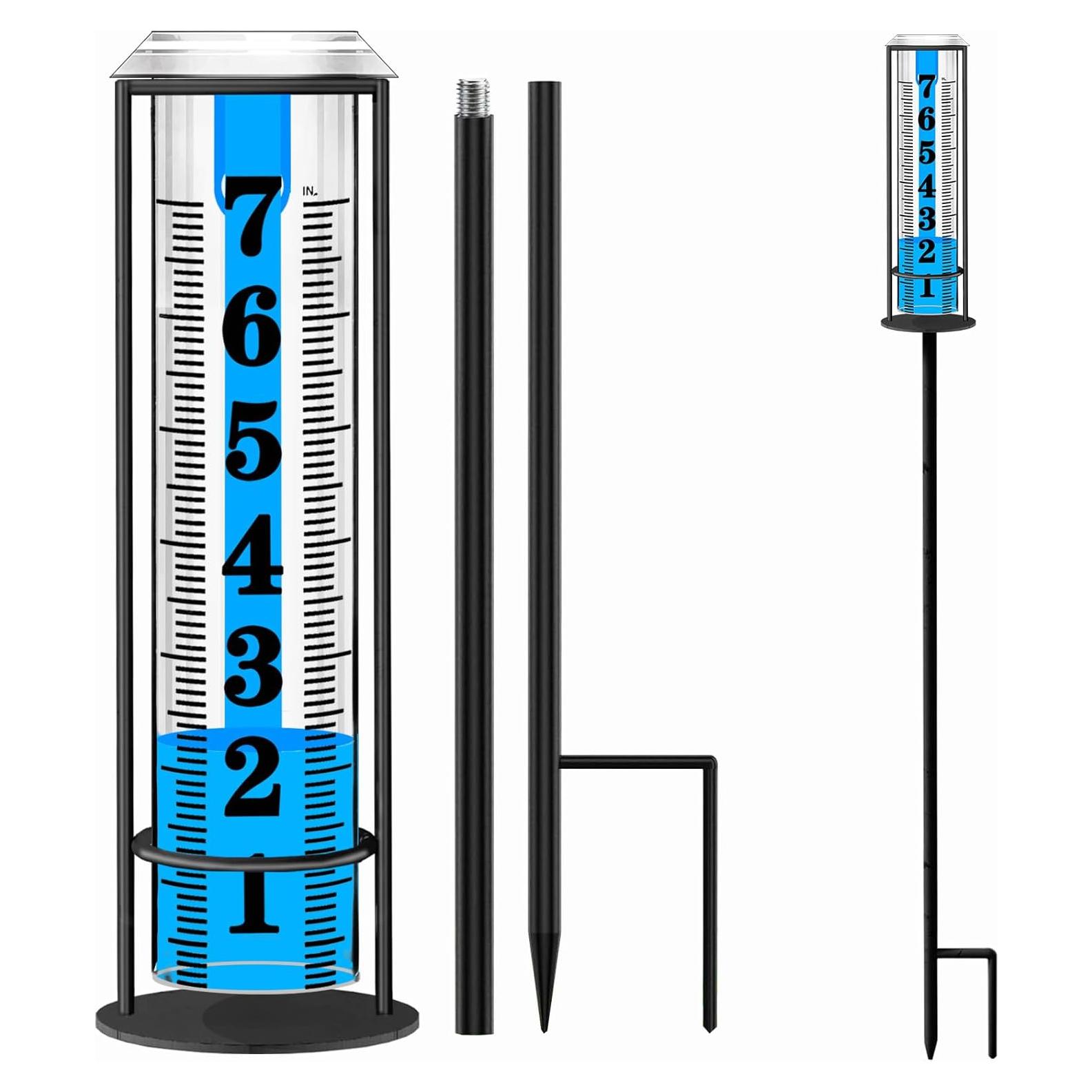 Pluviómetro Exterior Biuwing Ajustable 73.66 cm a Prueba de Congelación