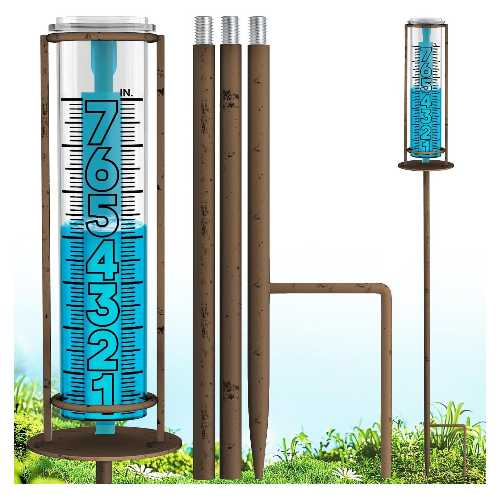Pluviómetro Suggant Ajustable 86.36 cm con Números Grandes