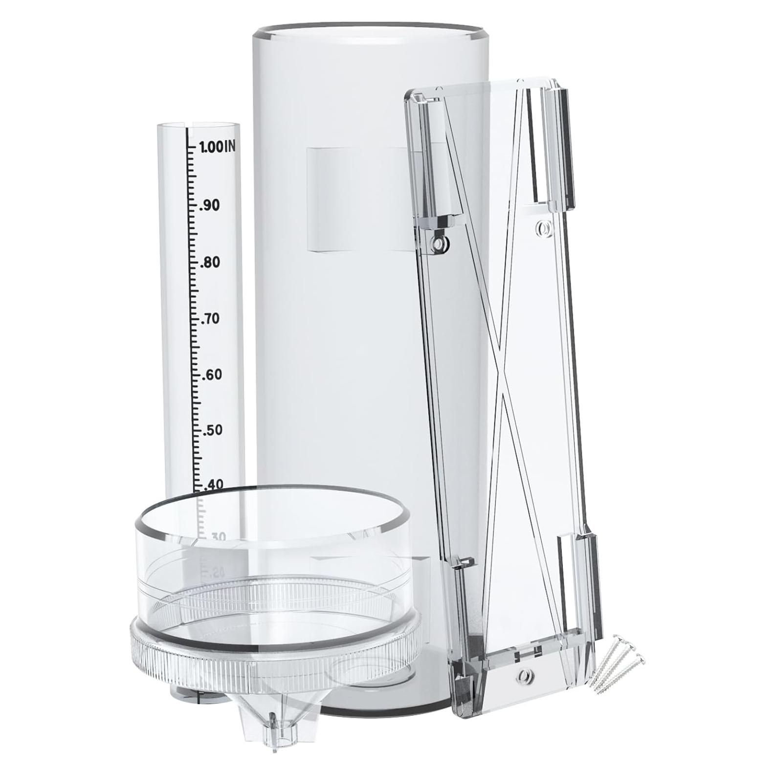 Pluviómetro Exterior HOLDLY TY4 Preciso 2.54 cm Policarbonato