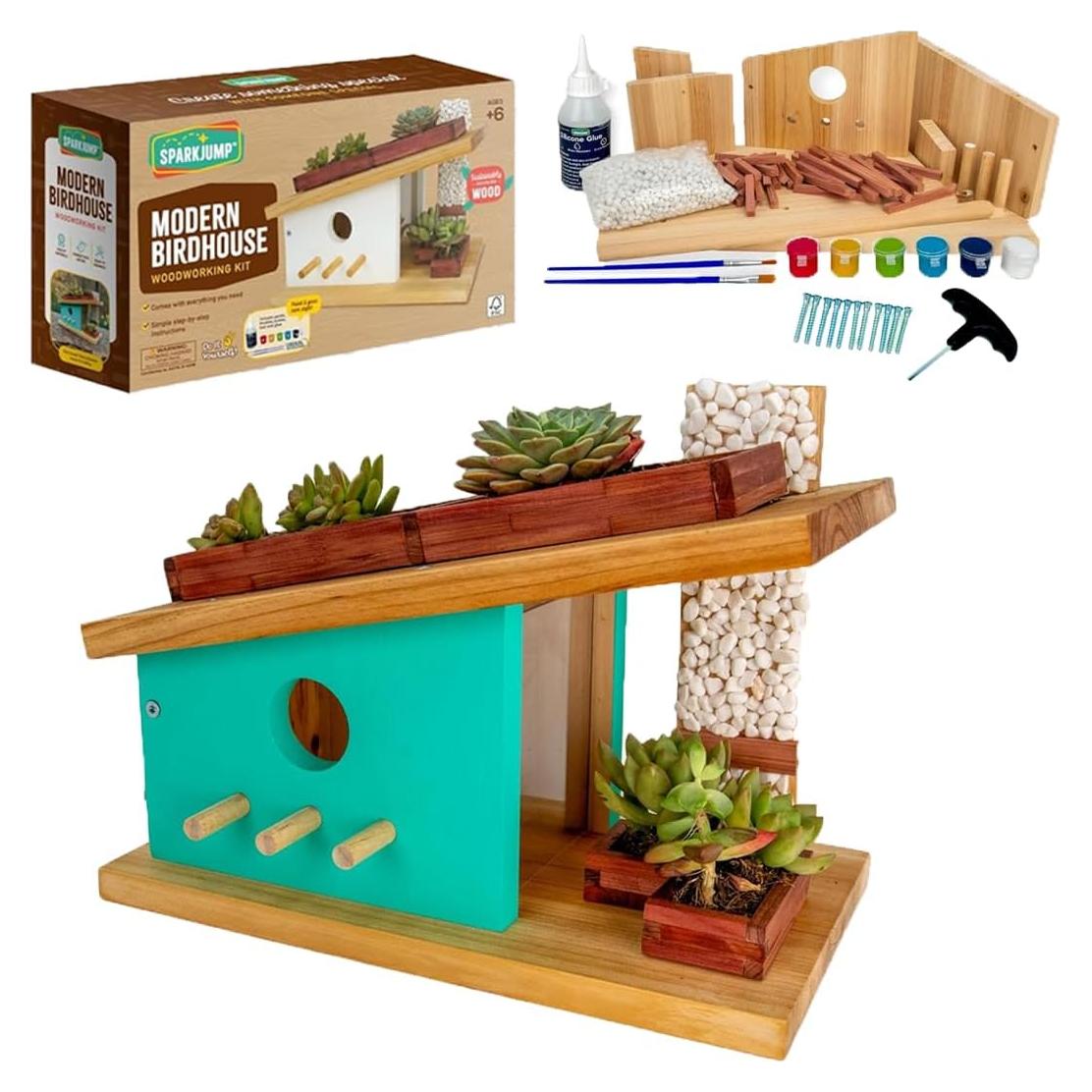 Kit Casa para Aves Moderna SparkJump - Hágalo Usted Mismo