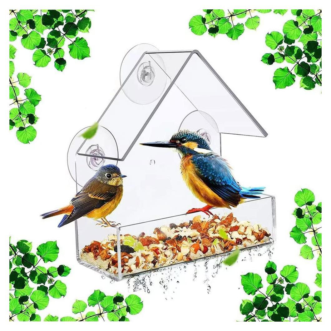 Comedero para Aves Forfuture-go Montaje en Ventana 15x6.5cm