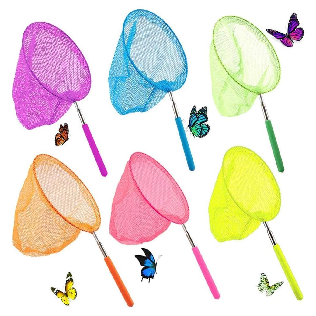 Shindel 6 Redes Telescópicas para Insectos y Mariposas 81 cm