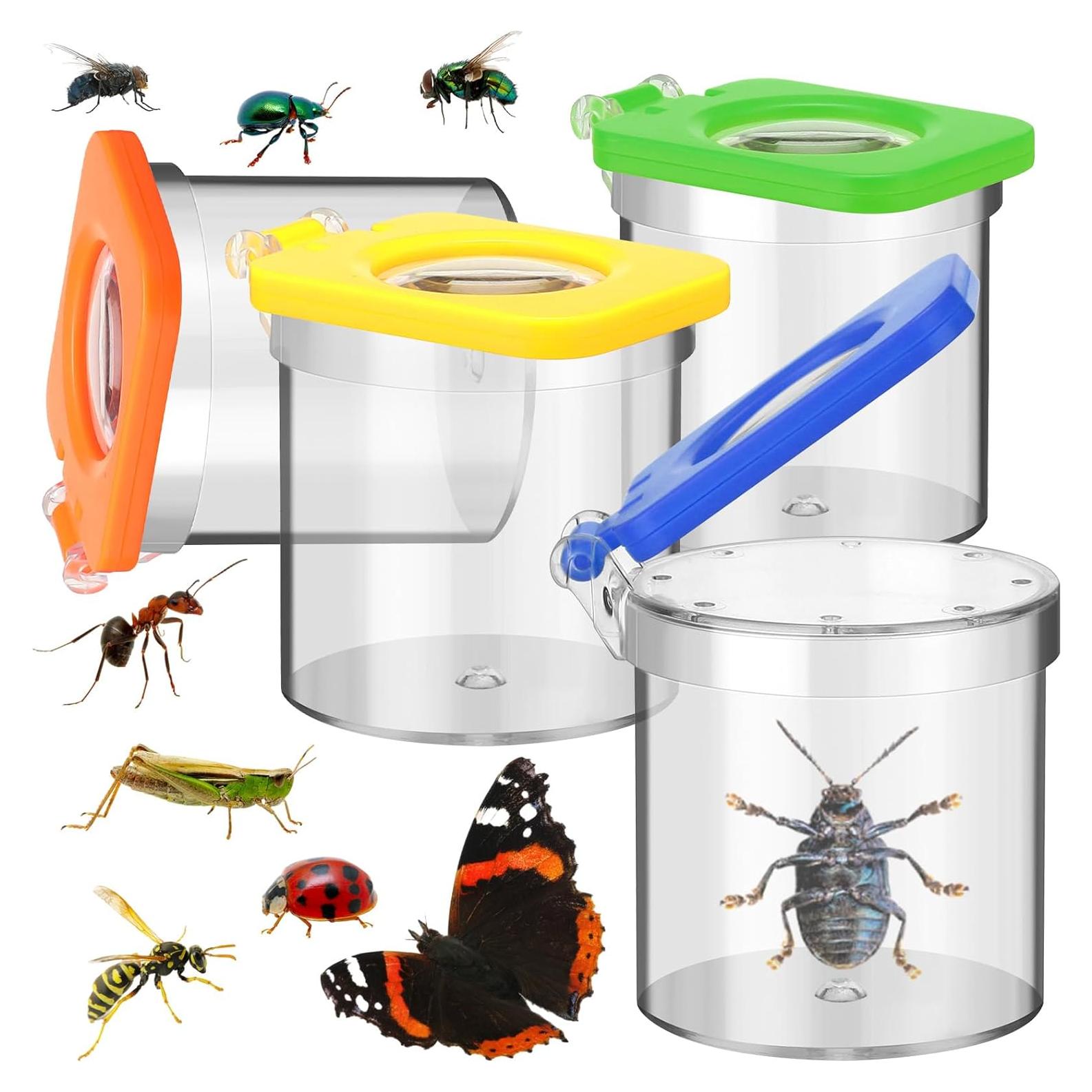Kit de Observación de Insectos para Niños Halloscume - 4 Visores y Pinzas