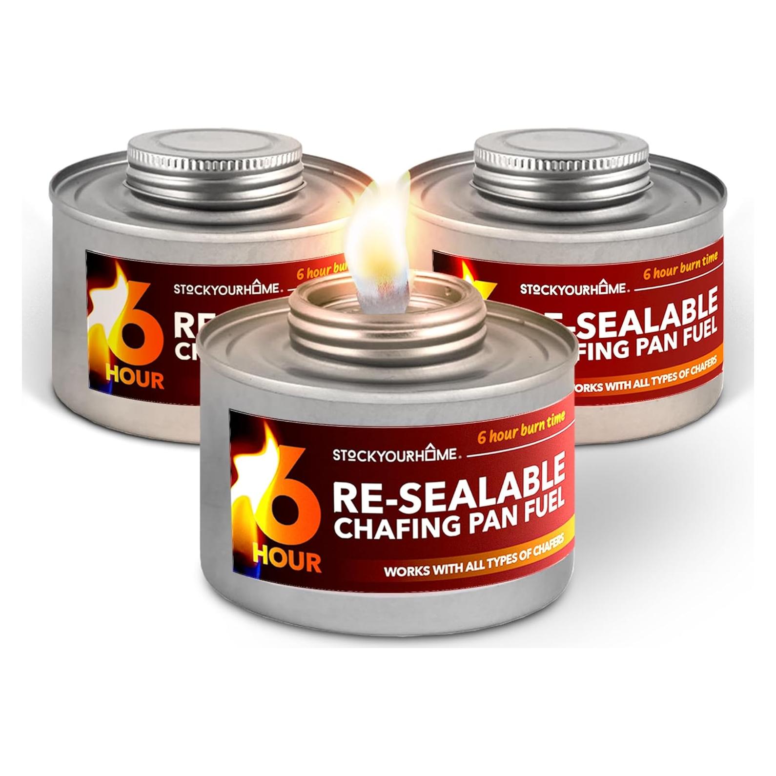 Calentadores de Comida Stock Your Home - Paquete de 3, 6 Horas