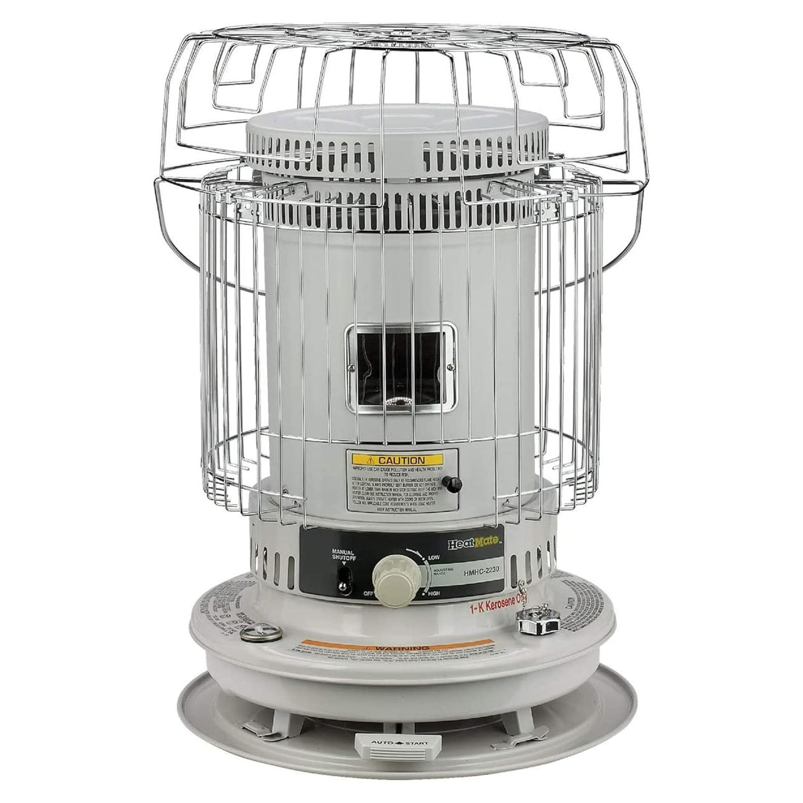 Calentador de queroseno HeatMate HMC-23K 23,500 BTU Blanco