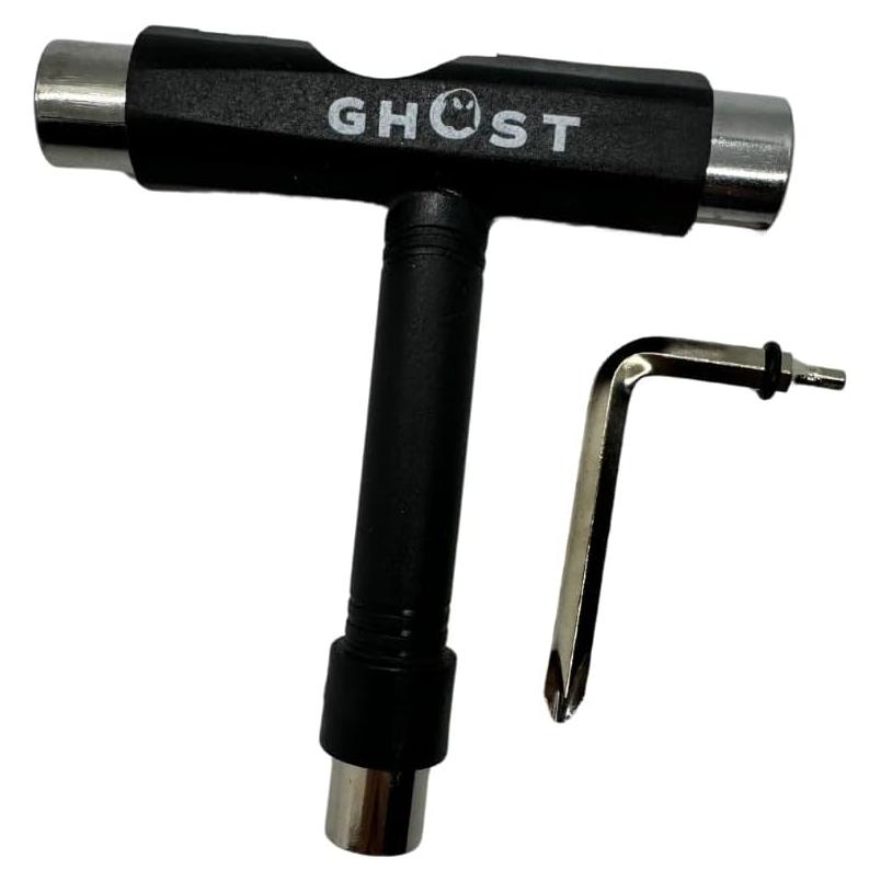 Herramienta Multifuncional GHOST para Skateboard - Negra