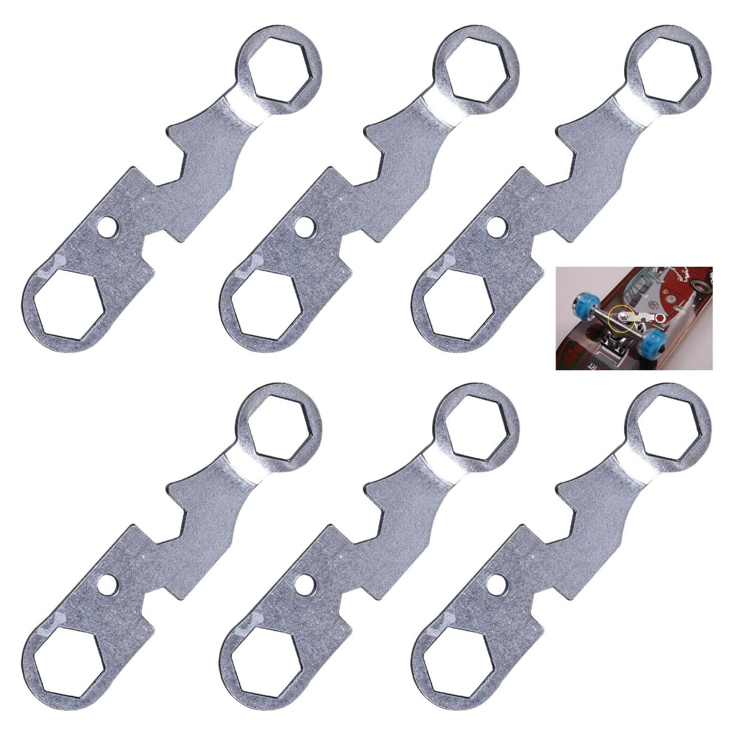 Paquete de 6 Llaves de Patineta SquEqu Universal 90mm