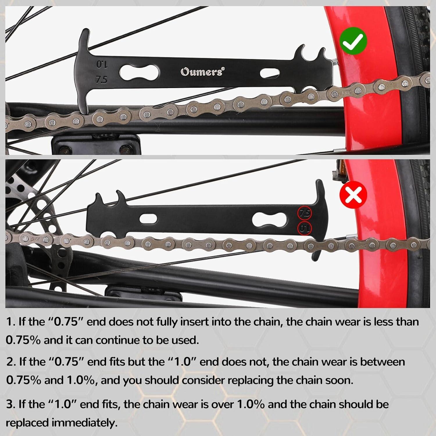 Juego de Herramientas Oumers para Reparación de Cadenas de Bicicleta