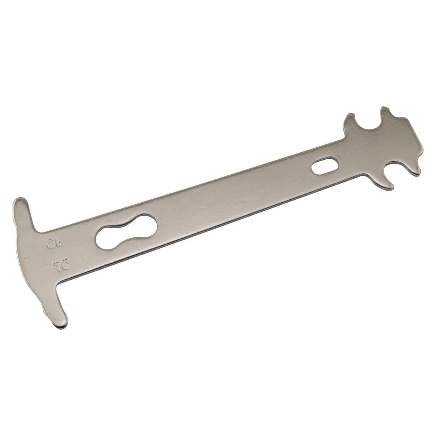 Comprobador de Cadena de Bicicleta YTgilo 140mm Plata