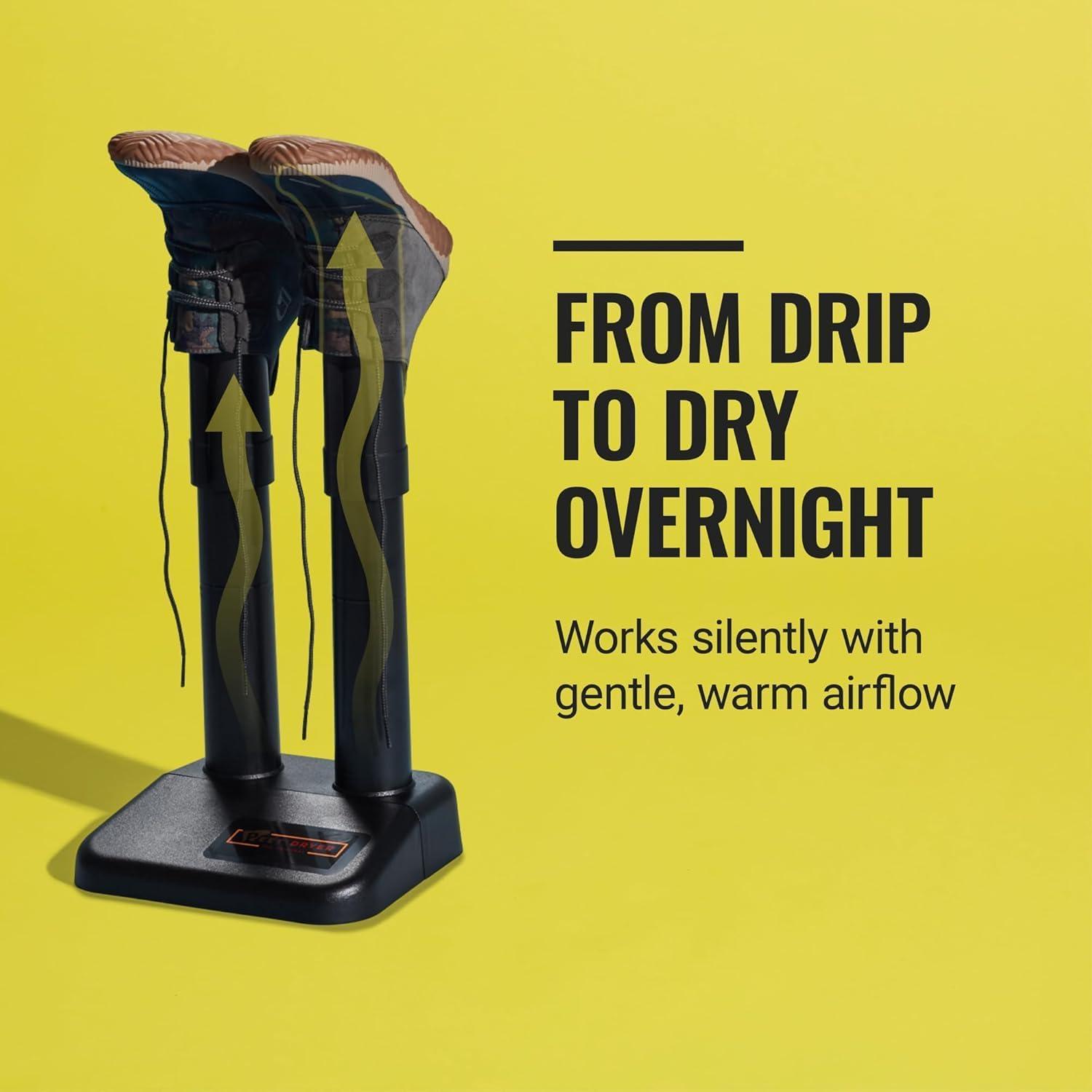 Secador de Zapatos Eléctrico PEET M97-FSB, Silencioso y Eficiente