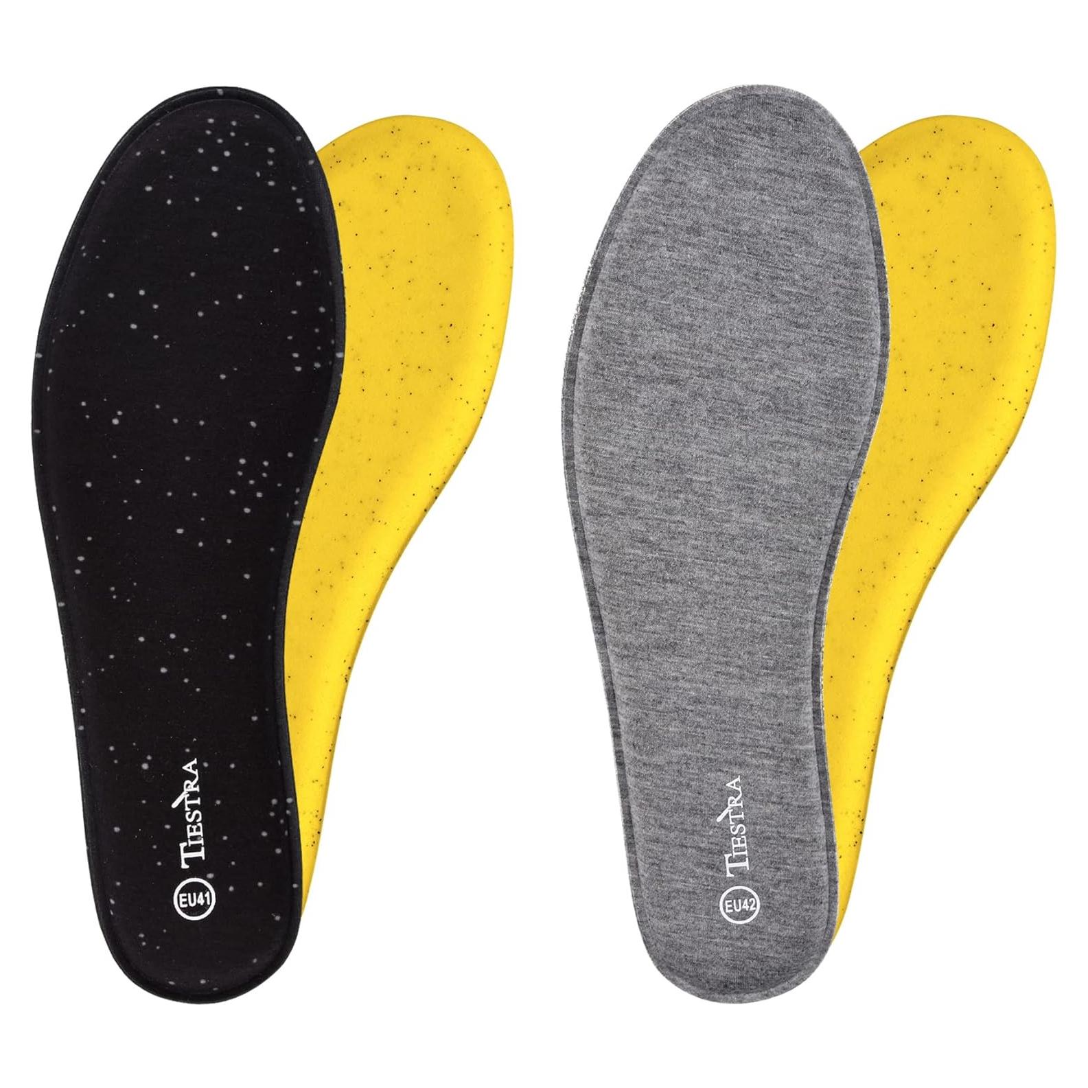 2 Pares Plantillas de Espuma de Memoria TIESTRA Mujeres 41EU