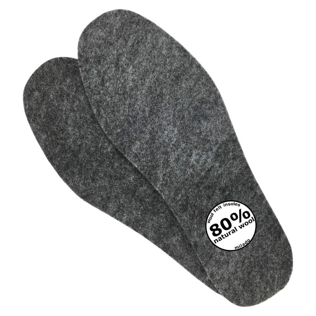 Plantillas de lana de fieltro cálidas MLDCJMILADO 27x9 cm