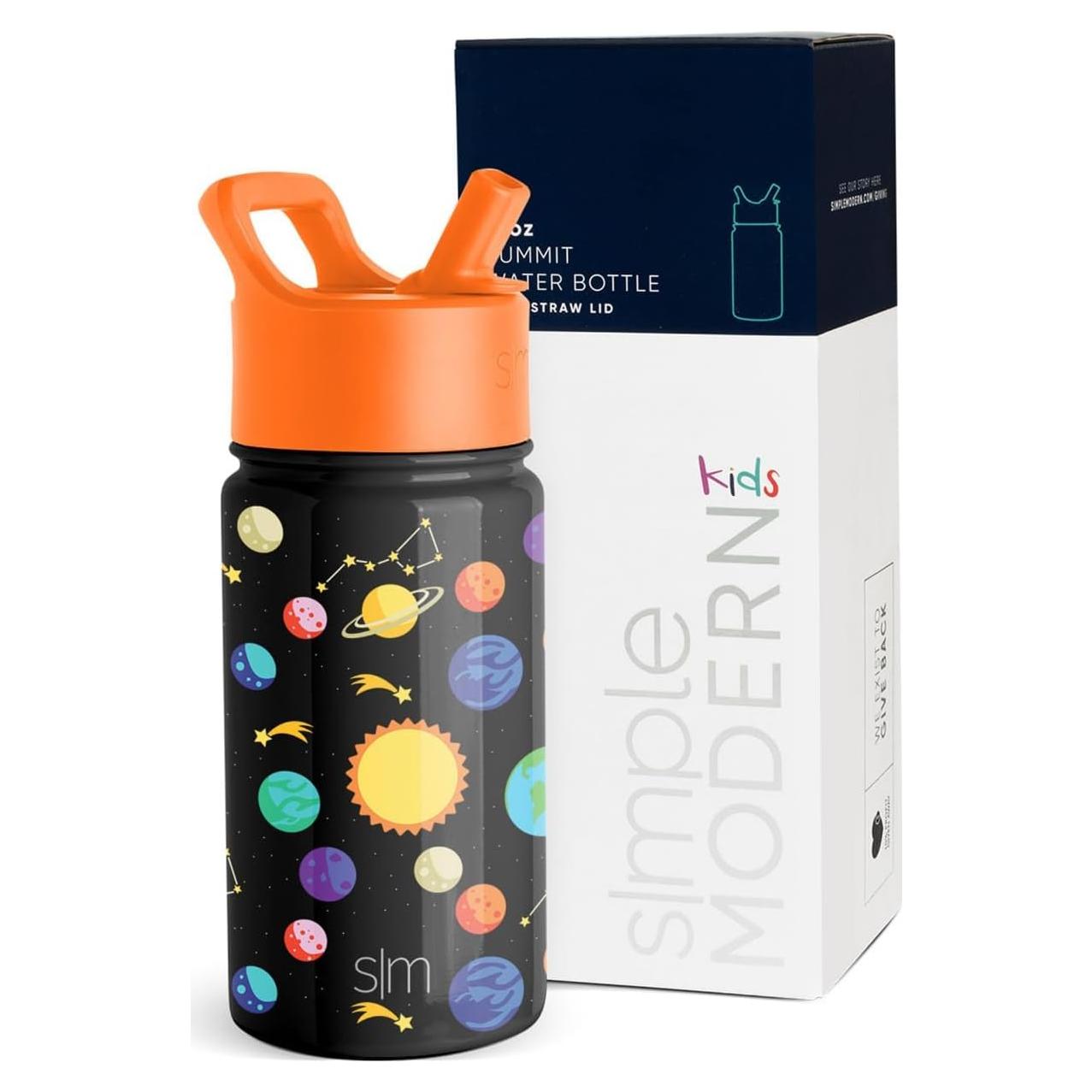 Botella de Agua Aislada Simple Modern 414ml Sistema Solar