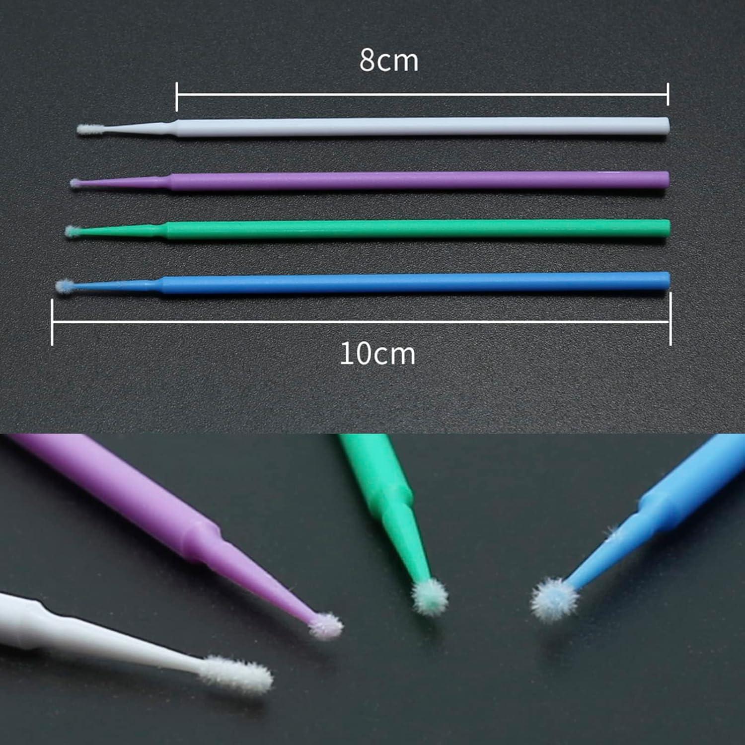 Pinceles Micro Aplicadores UOIENRT 200 Pcs 1-2.5mm para Pintura