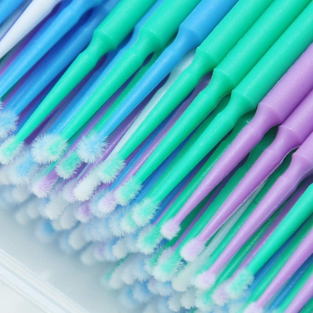 Pinceles Micro Aplicadores UOIENRT 200 Pcs 1-2.5mm para Pintura