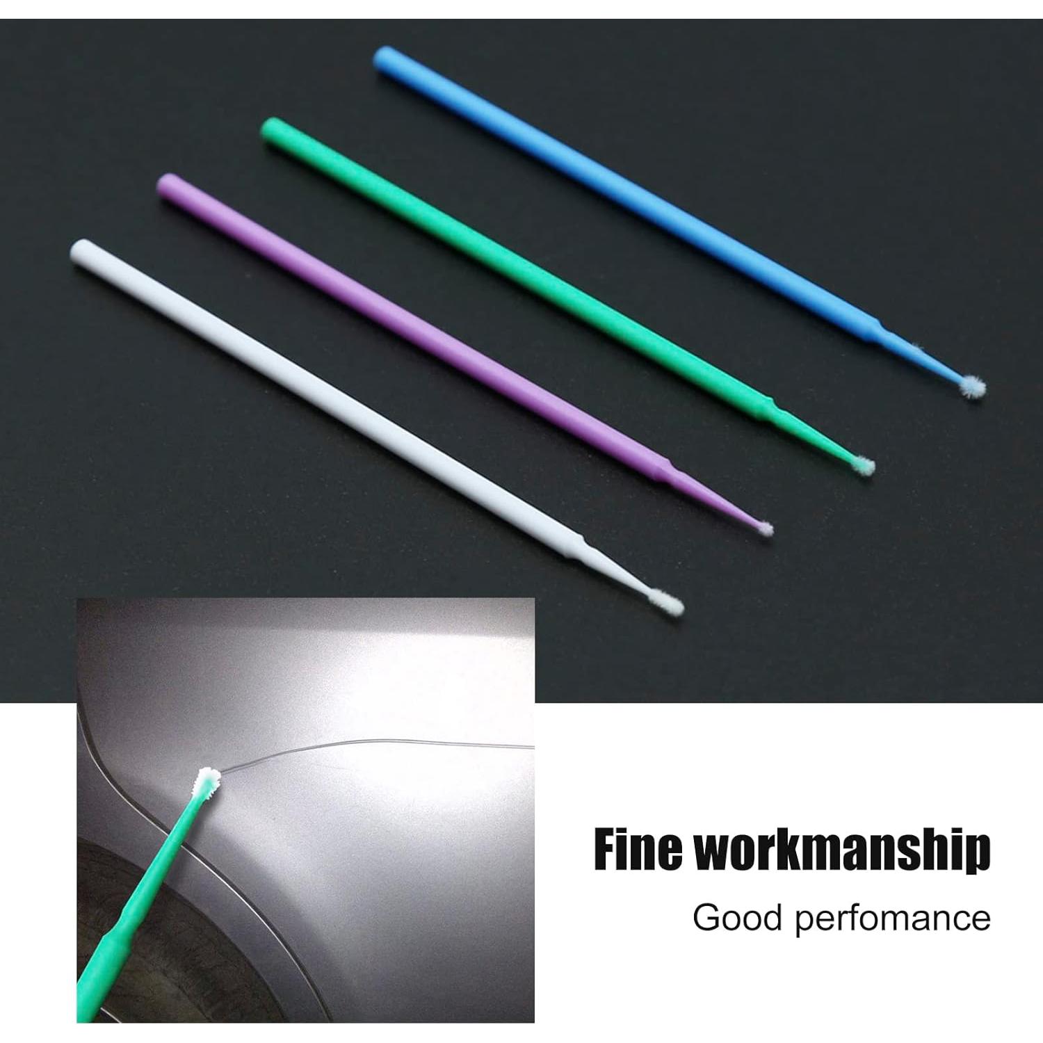 Pinceles Micro Aplicadores UOIENRT 200 Pcs 1-2.5mm para Pintura