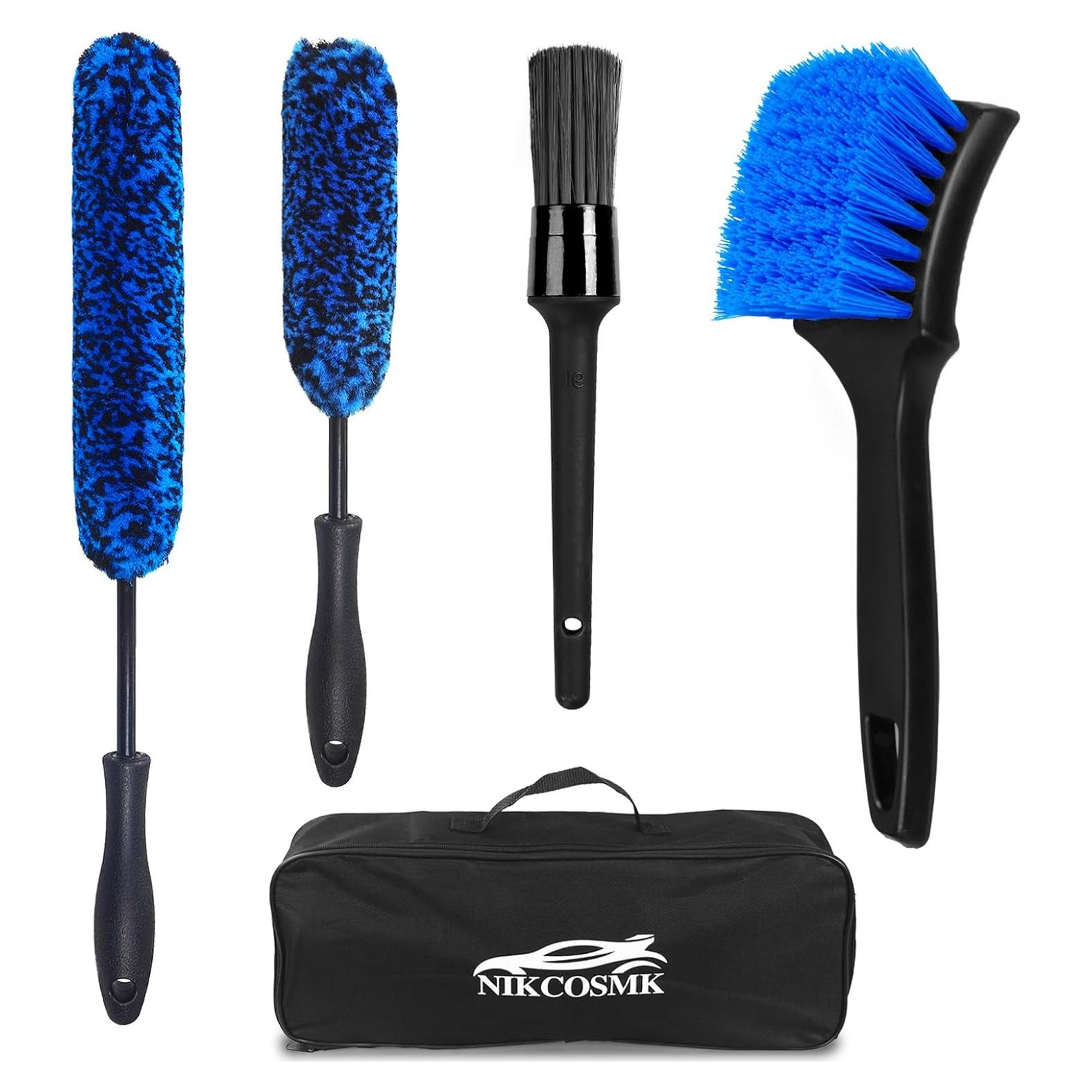 Cepillo Limpiador de Ruedas NIKCOSMK WCB-5 - Kit Completo