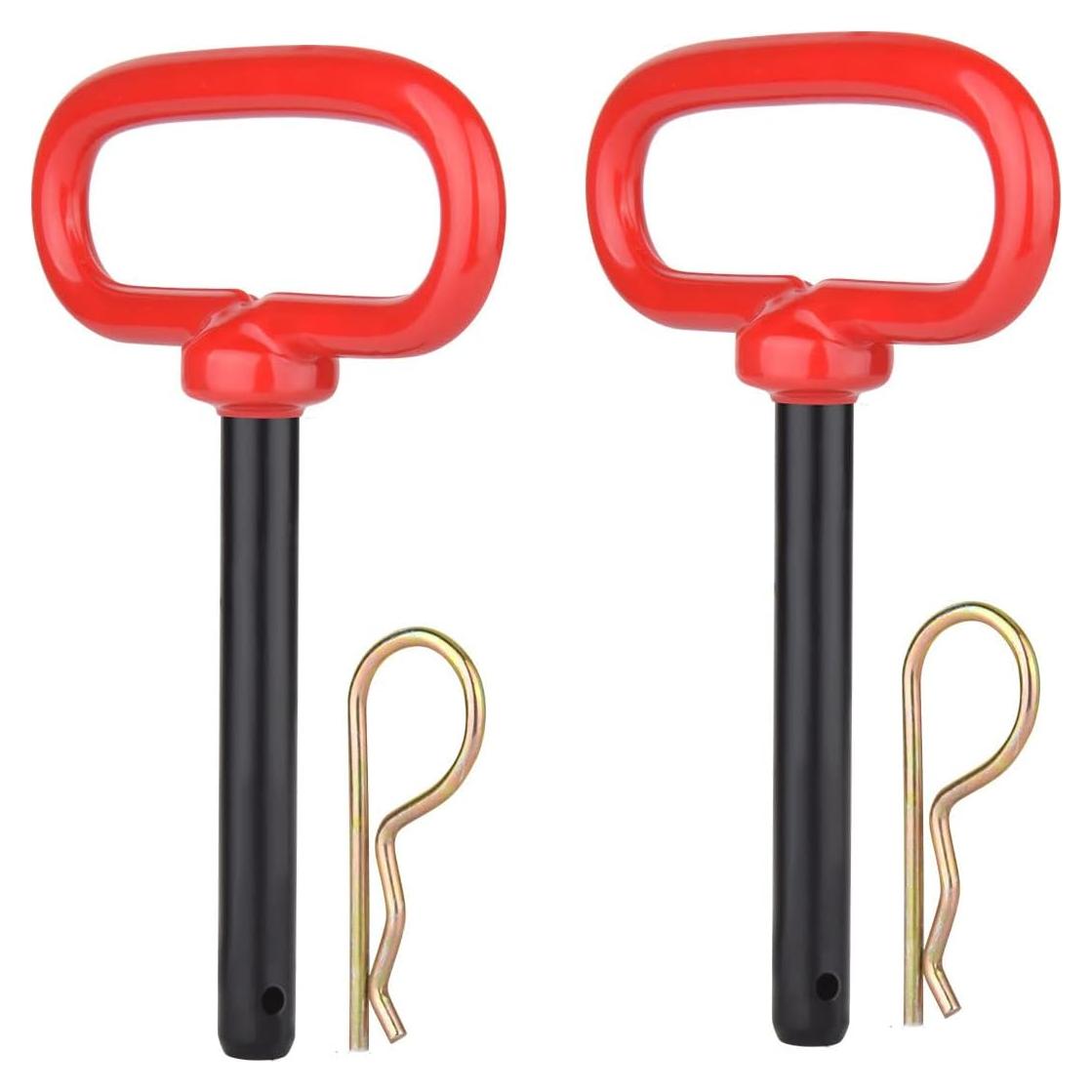 Pasador de Enganche de Remolque Comonc 3/8" Rojo - 2 Pcs