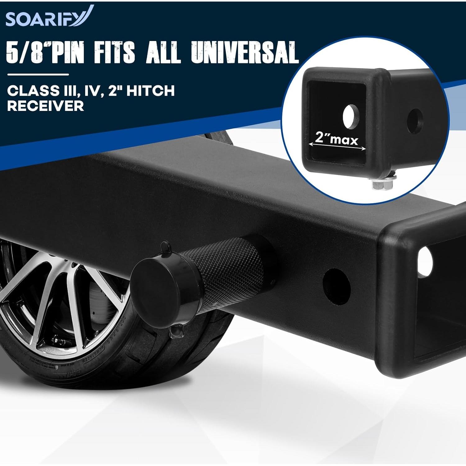 Cerradura de Enganche de Remolque Soarify 5/8" x 3" Antirrobo