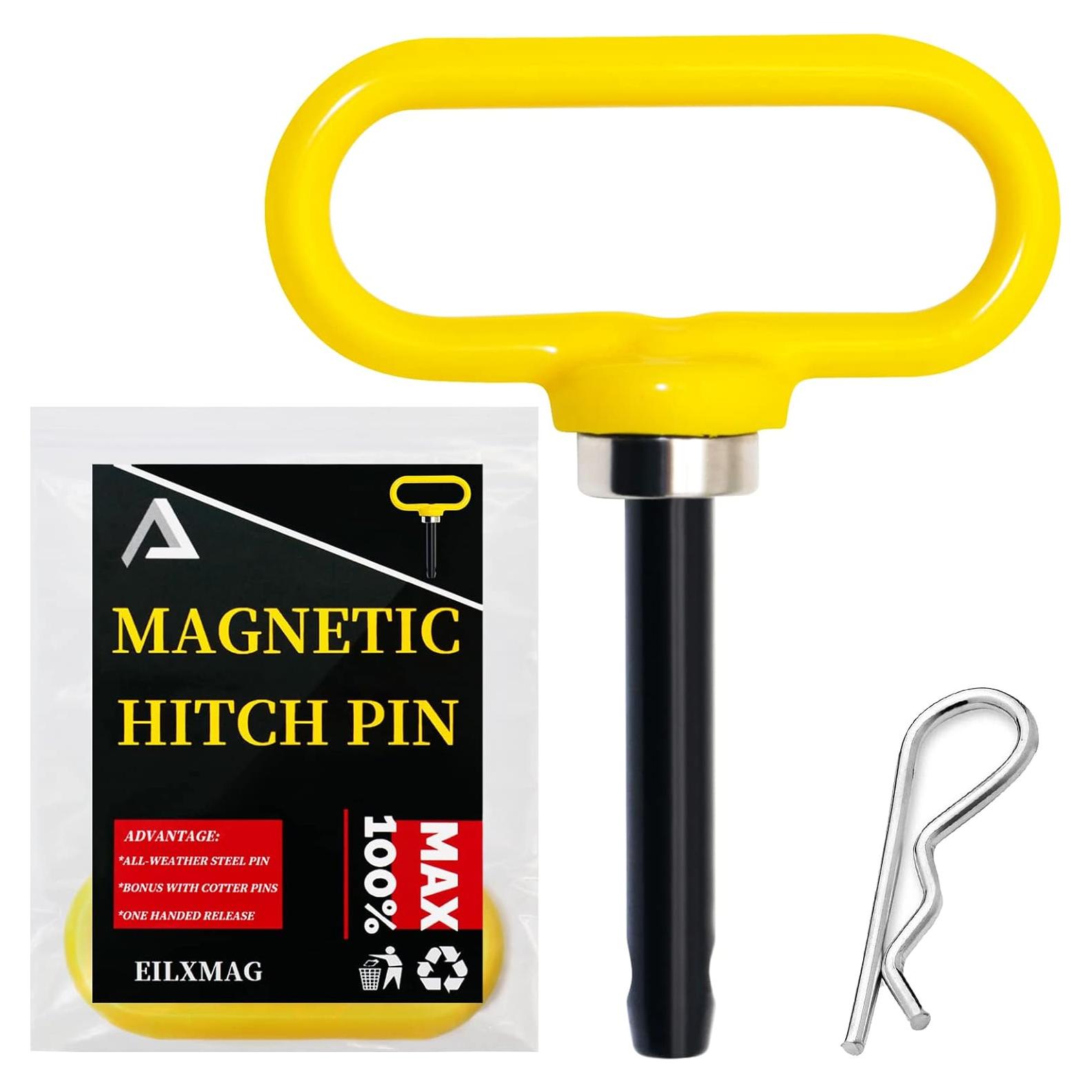 Pasador de Enganche Magnético EilxMag 1/2" Amarillo 680kg