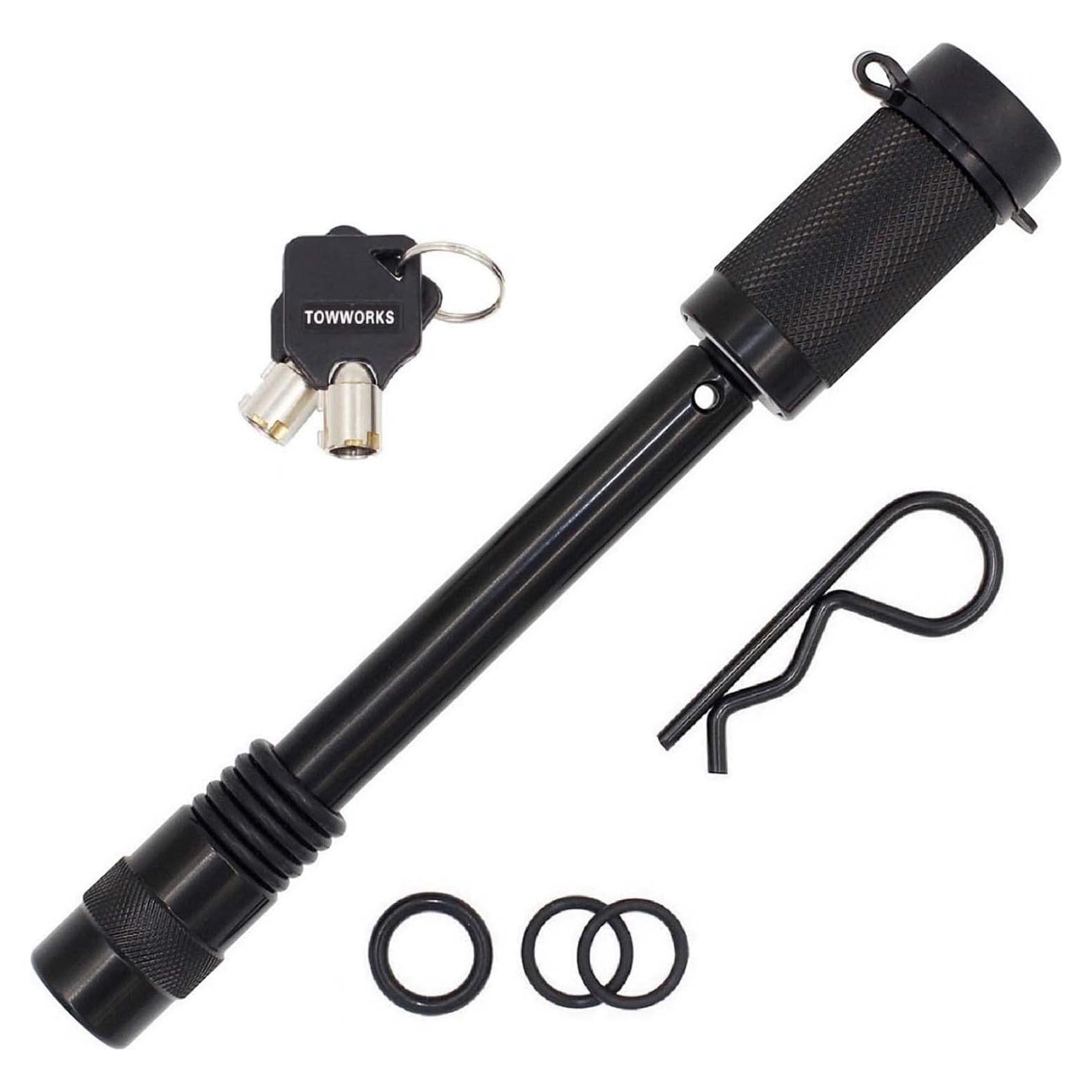 Cerradura de Enganche TowWorks 79830 5/8" x 11.43 cm con Llave Igual