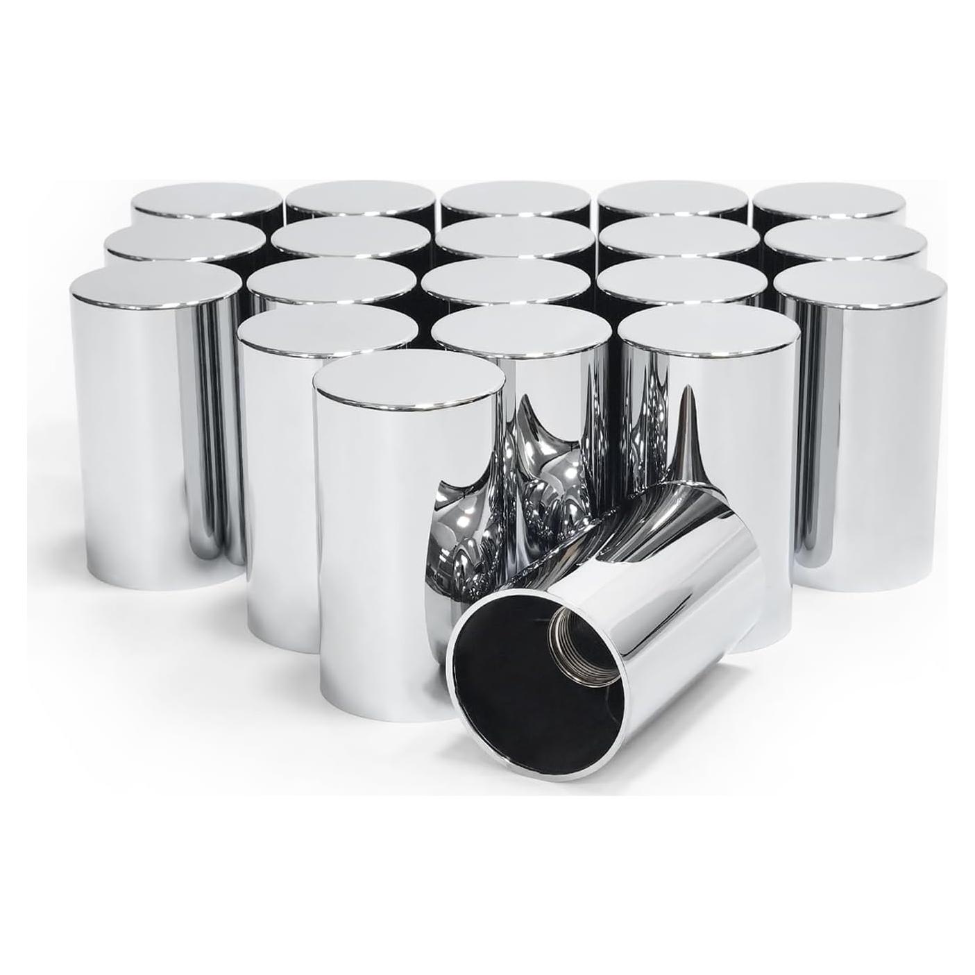 Paquete de 20 Cubiertas de Tuercas de Rueda Grandroad 33mm ABS