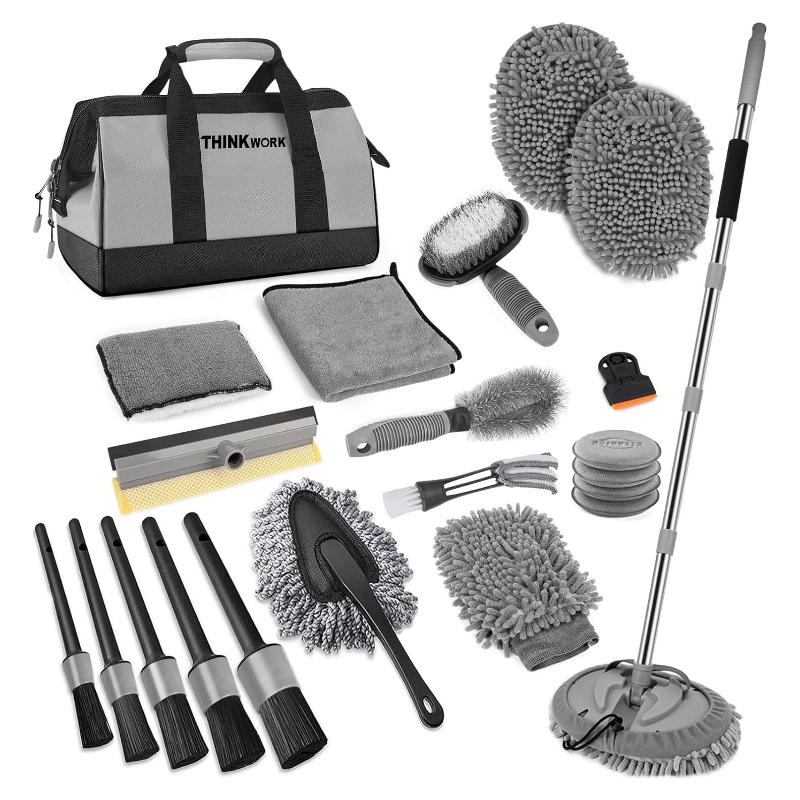 Kit de Lavado de Coches Thinkwork W6250 25 Piezas Accesorios