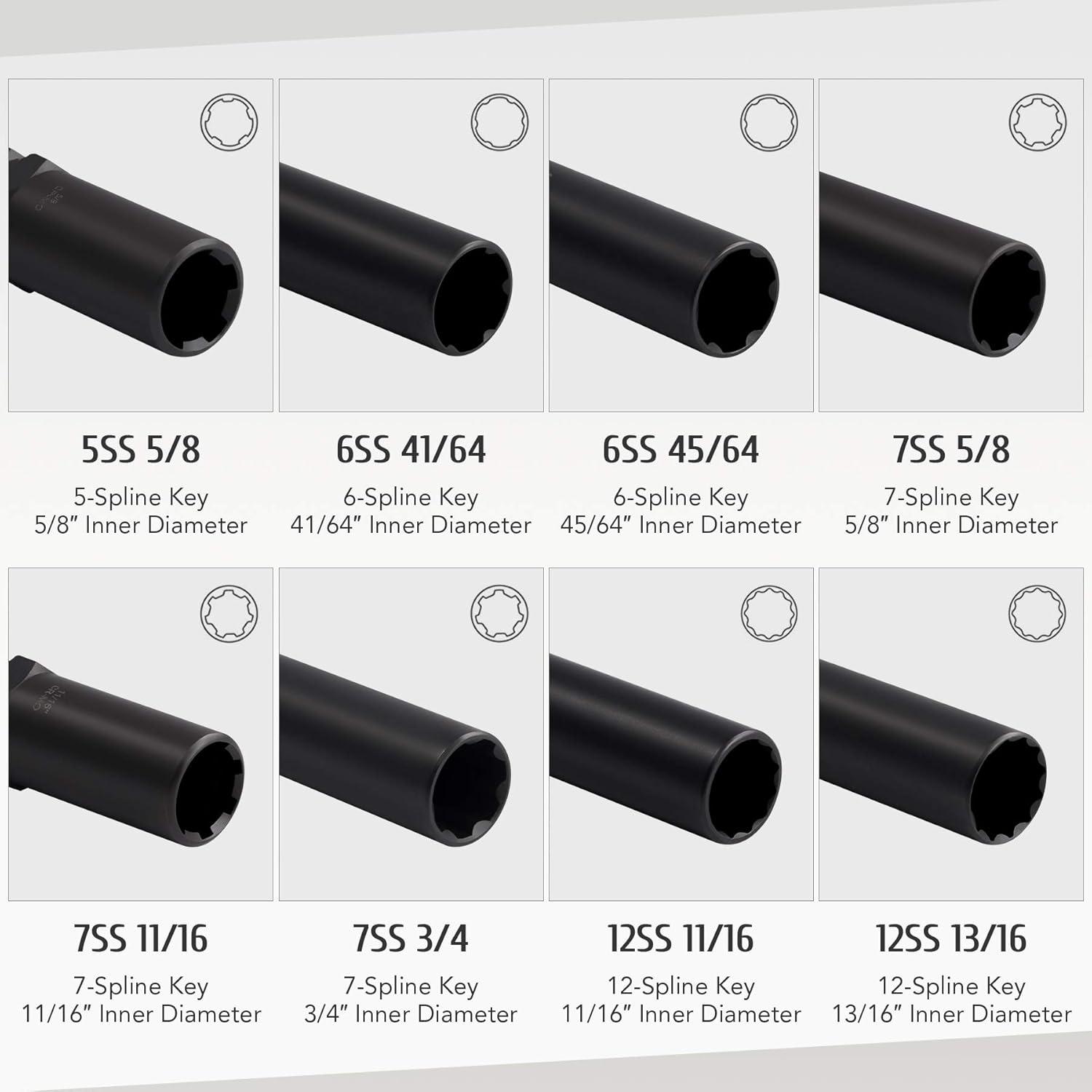 Conjunto de Llaves de Tuerca de Bloqueo 16 Piezas Orion Motor Tech