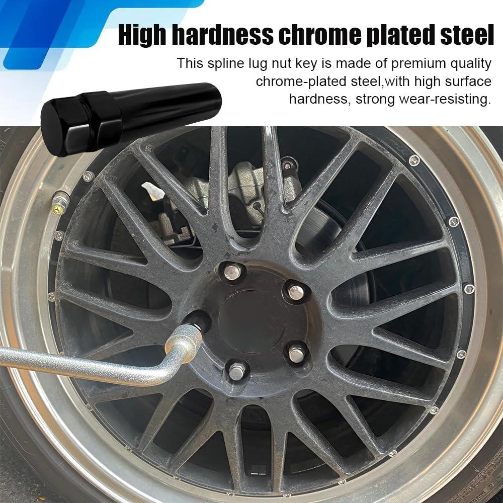 Socket de Tuerca de 6 Puntas PACLVIO 19mm y 21mm Acero Cromado