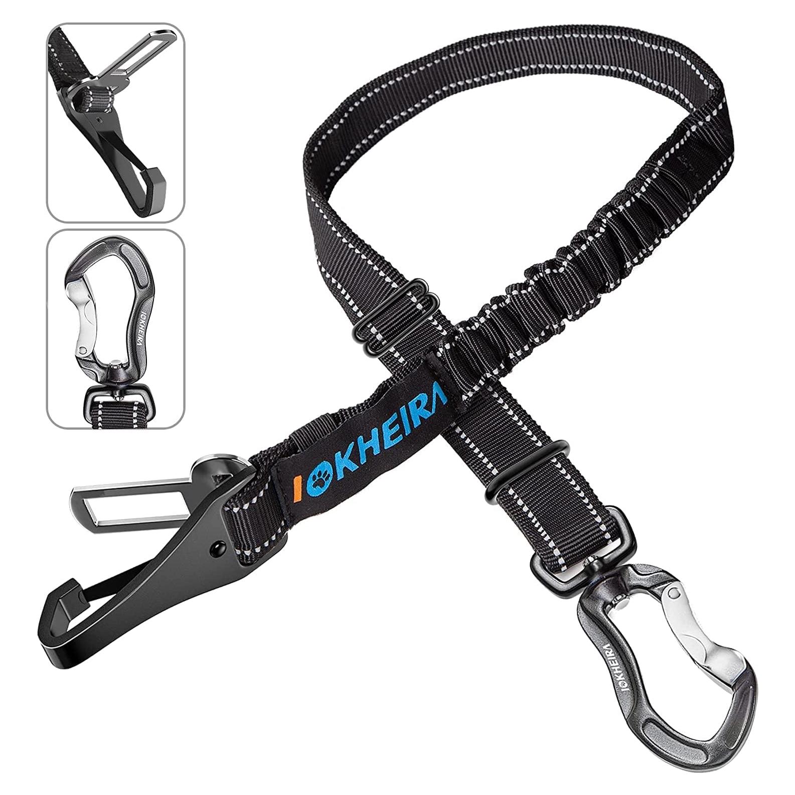 Cinturón de Seguridad para Perros IOKHEIRA Ajustable Reflectante