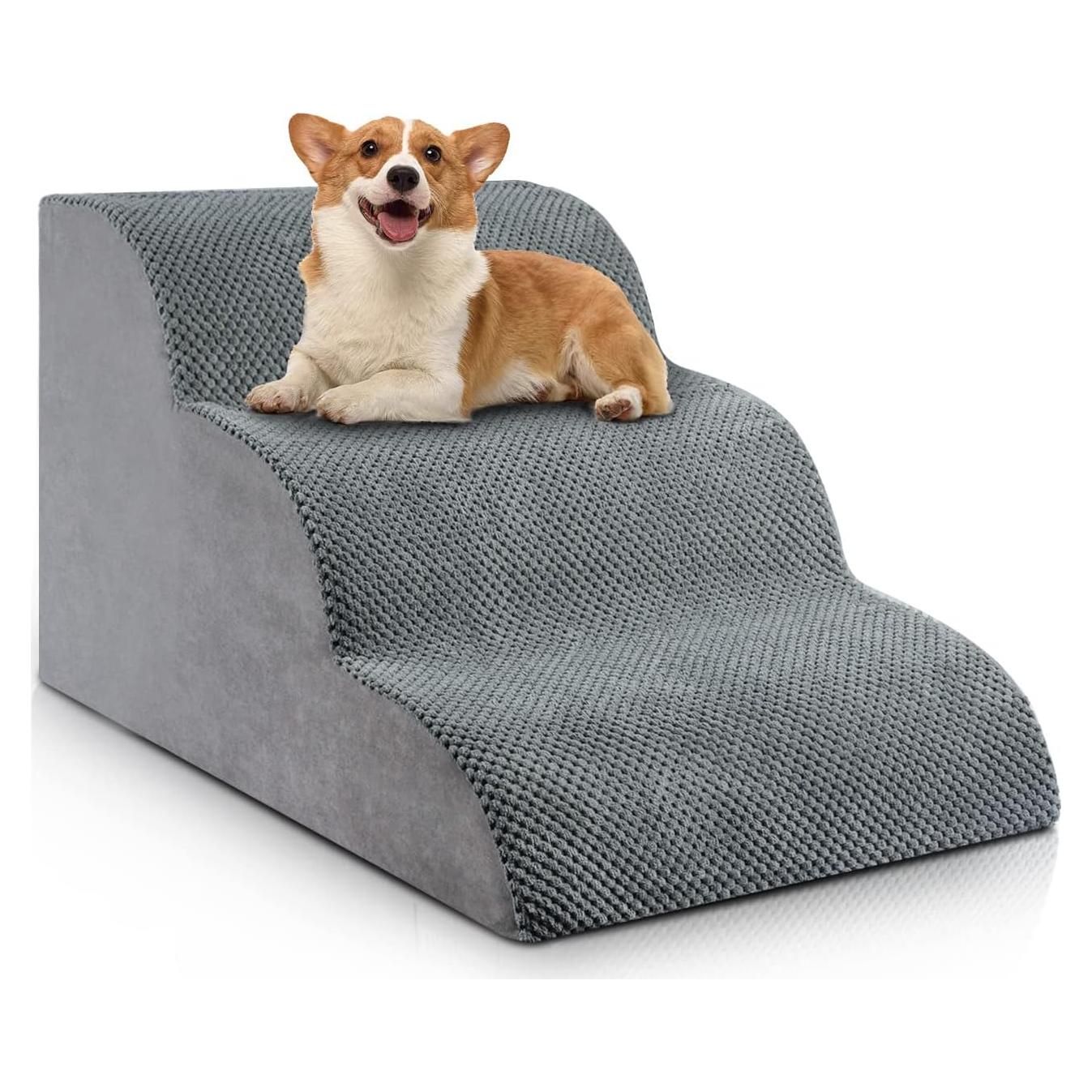 Escaleras para Perros Chic Threads 3 Pasos Antideslizantes