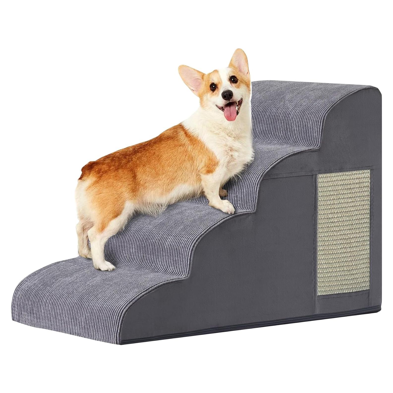 Escalera para Perros Pequeños Ahpmeoa 4 Pasos Antideslizante 50 cm