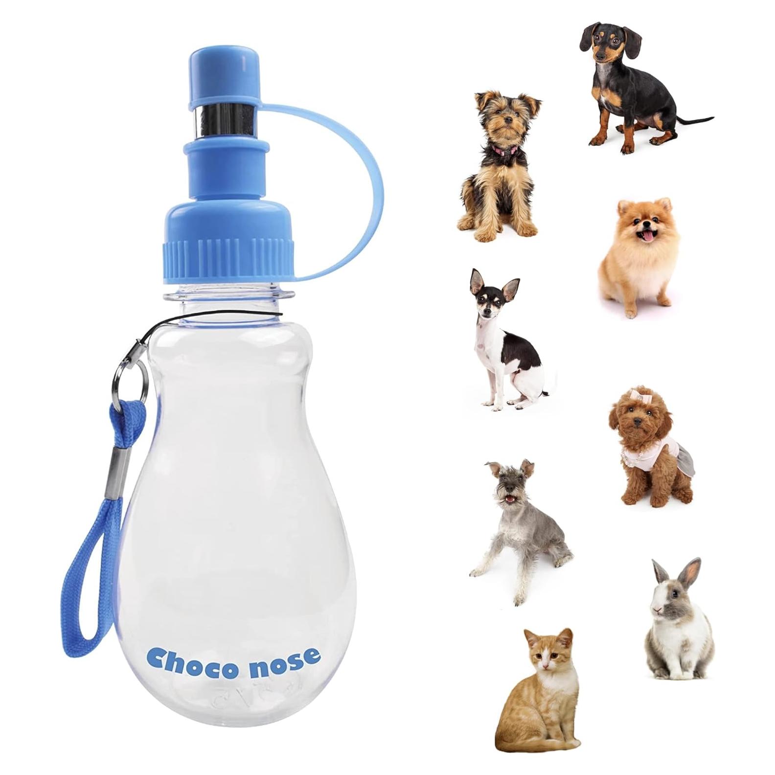 Comedero de Agua Portátil Choco Nose H258 Azul 240ml