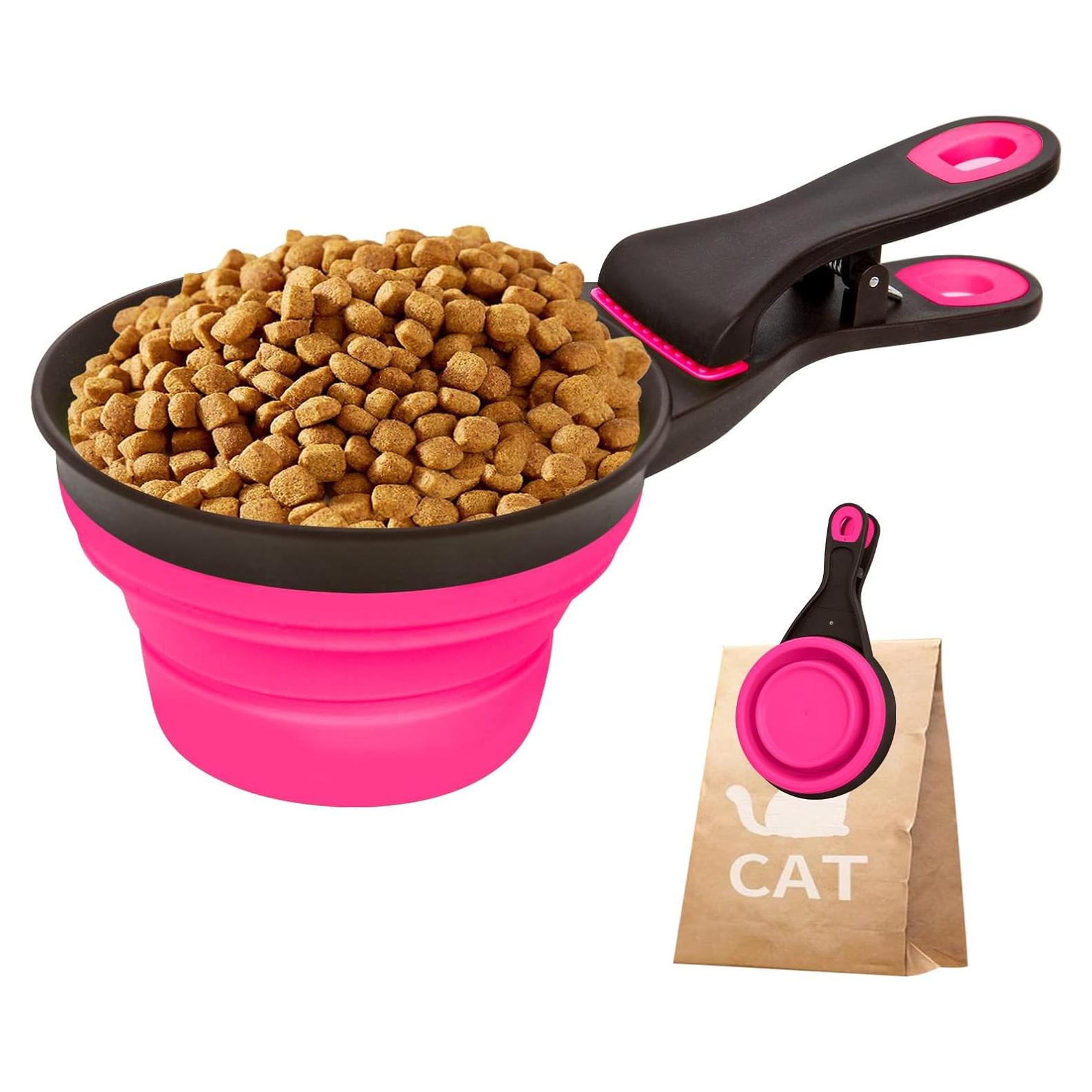 Cucharón Plegable de Silicona para Comida de Perro 473ml