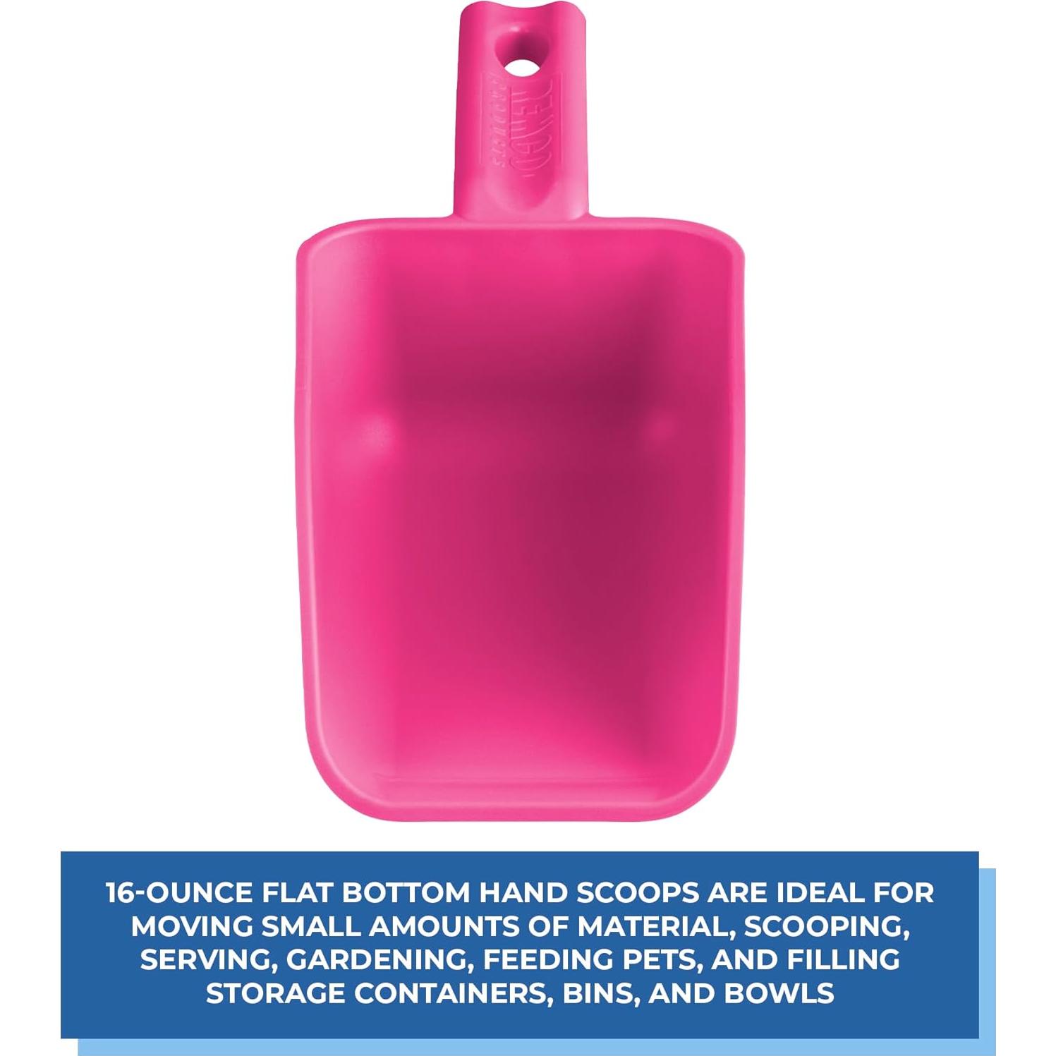 Cucharón de Plástico Remco 63001 16 oz Rosa Aprobado FDA