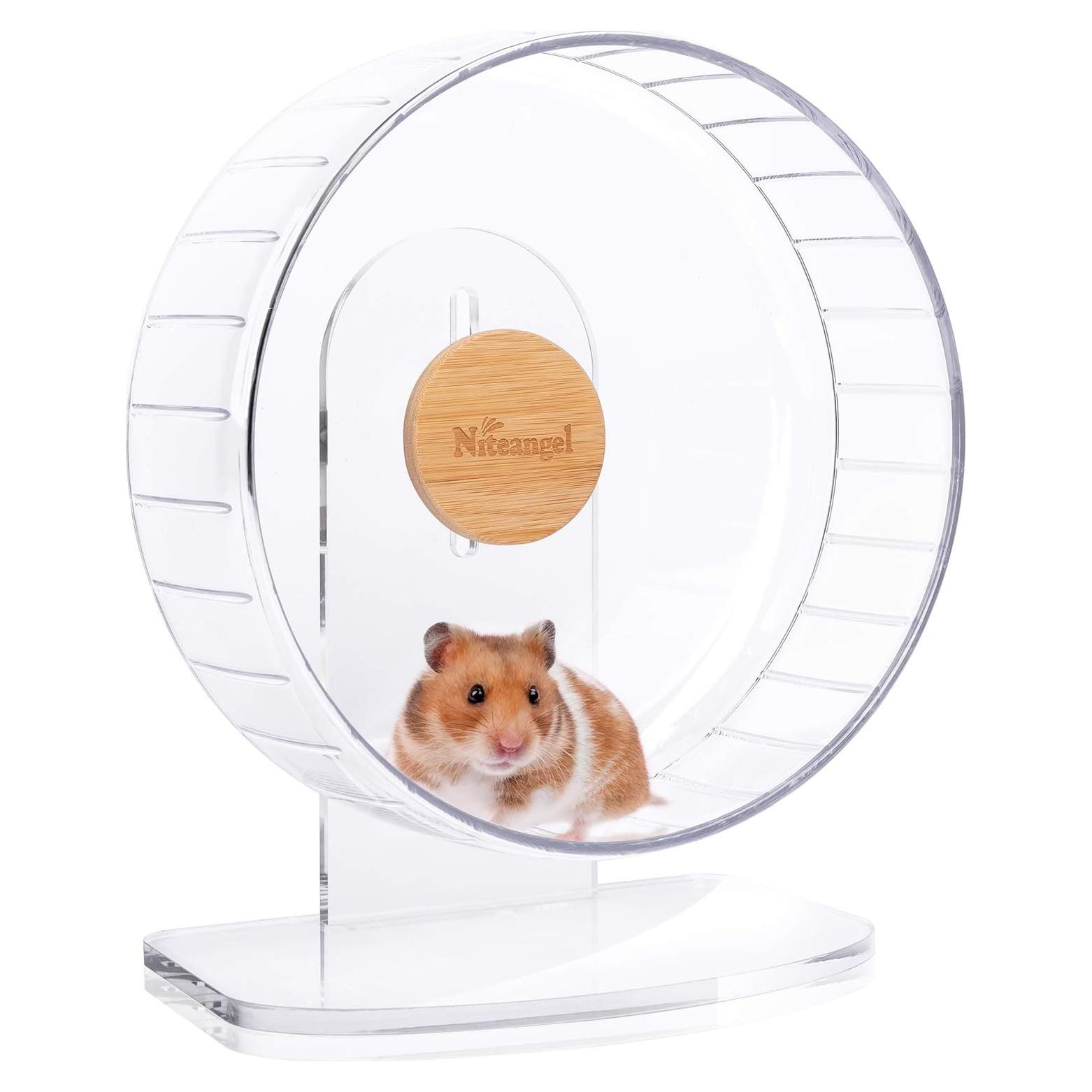 Rueda de Ejercicio Silenciosa Niteangel para Hámster 25.4 cm